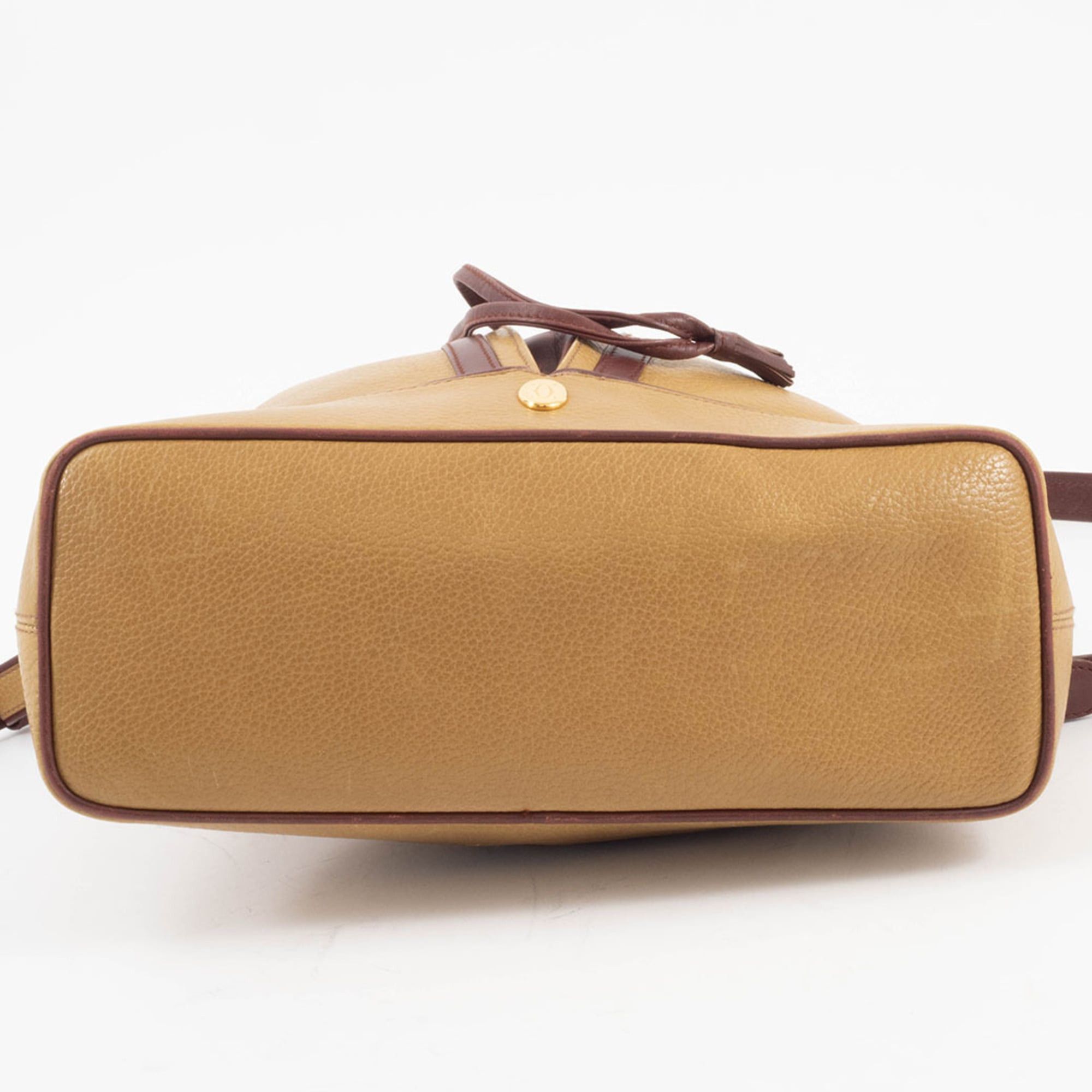 Cartier Cartier Must Line Trinity Shoulder Bag, Leather, Mustard/Bordeaux, Women's Size ONE SIZE - 6 Thumbnail