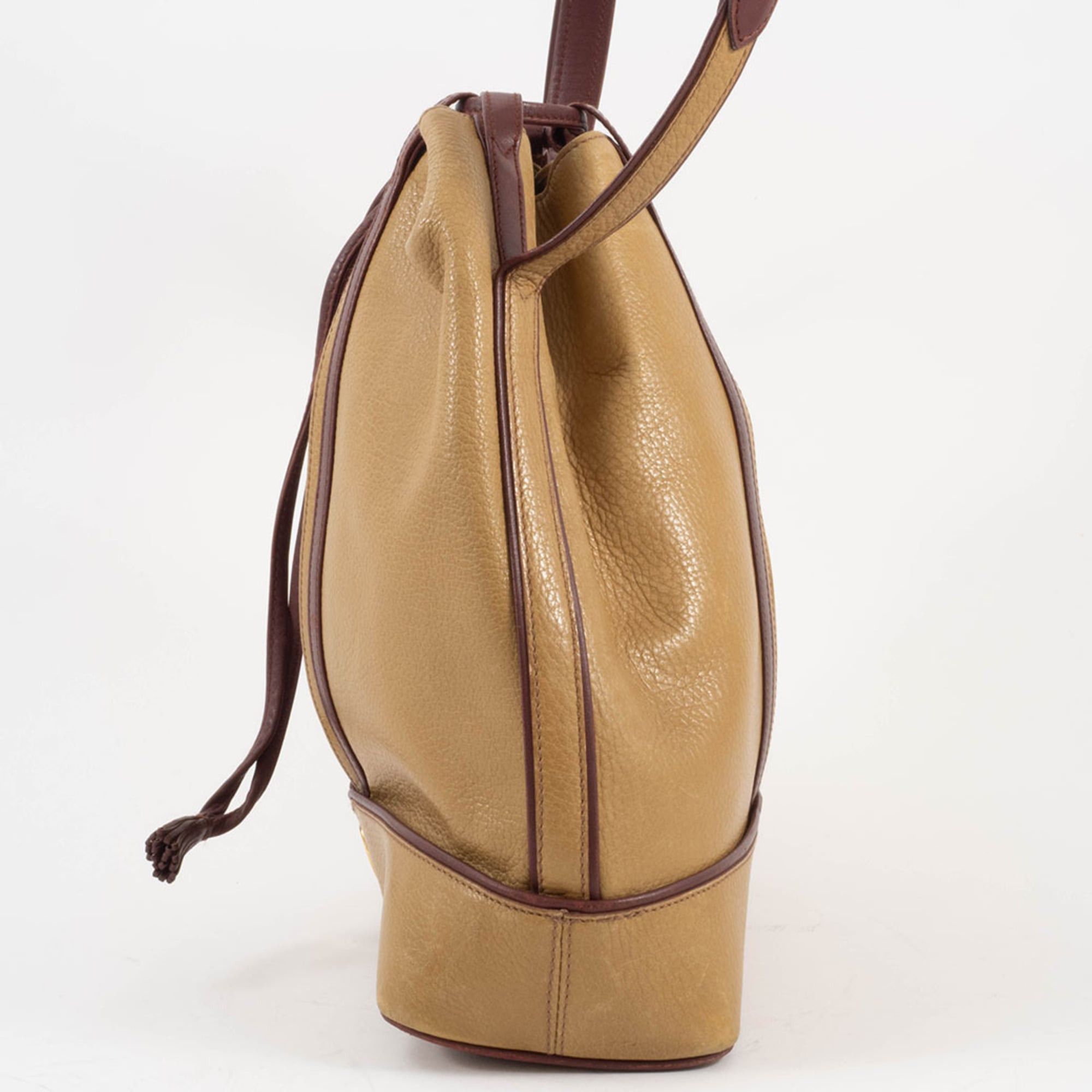 Cartier Cartier Must Line Trinity Shoulder Bag, Leather, Mustard/Bordeaux, Women's Size ONE SIZE - 4 Thumbnail