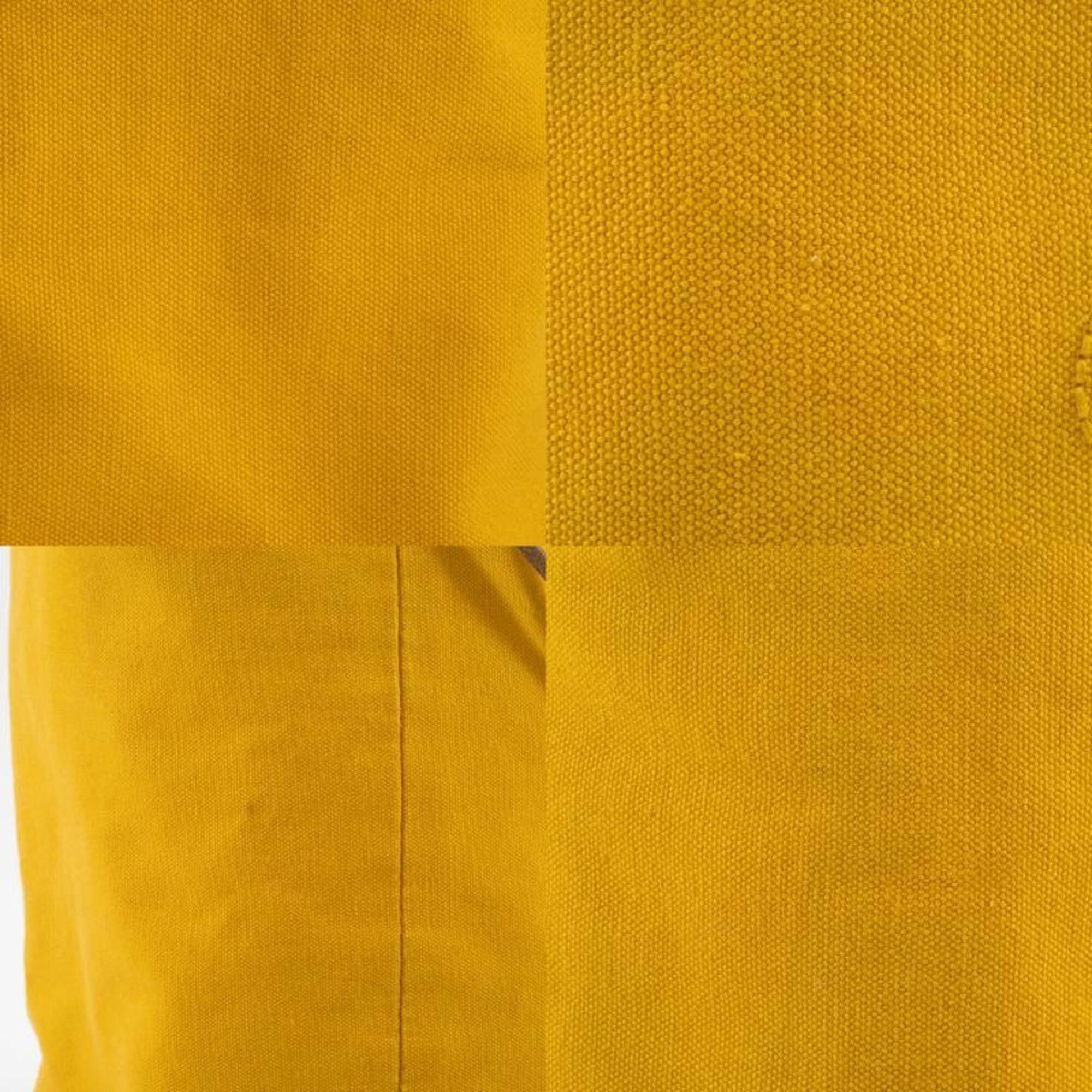 Hermes Hermes Shoulder Bag Polochon Mimil PM 100% Cotton Yellow Size ONE SIZE - 17 Thumbnail