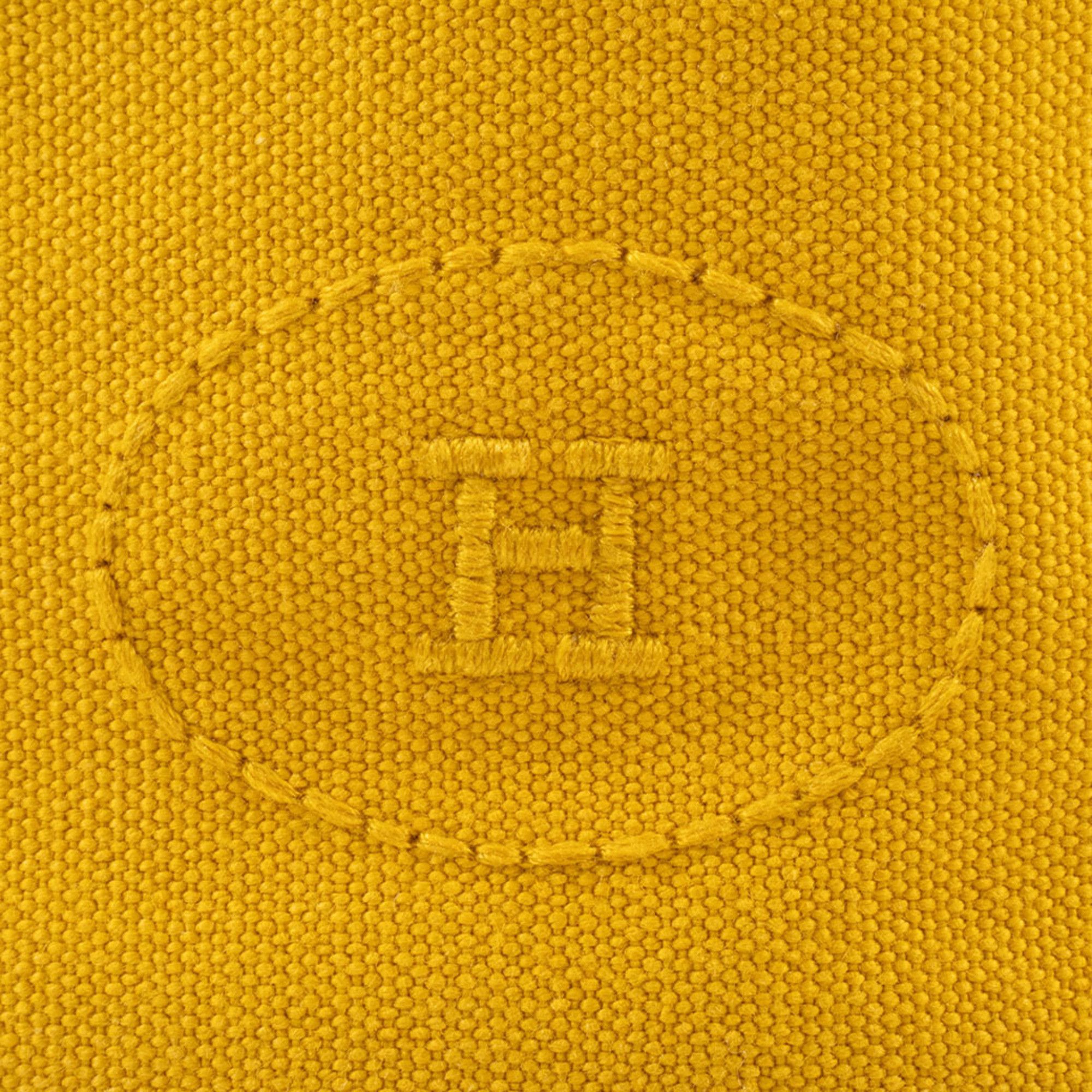 Hermes Hermes Shoulder Bag Polochon Mimil PM 100% Cotton Yellow Size ONE SIZE - 10 Thumbnail