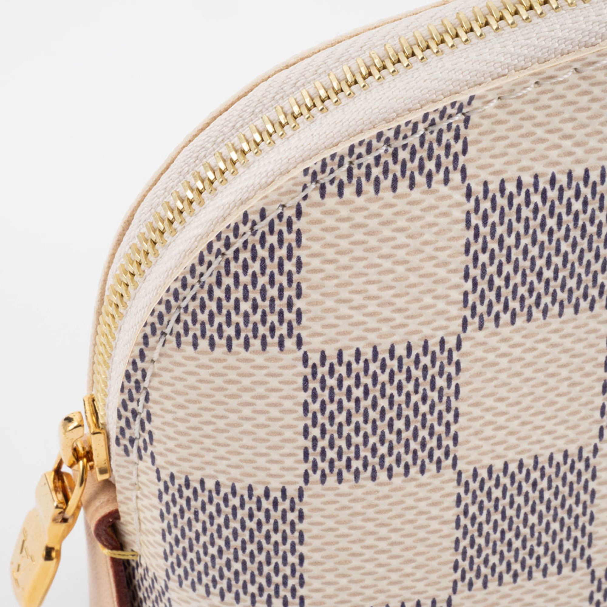 Louis Vuitton Louis Vuitton Pouch Pochette Tick N60024 Damier Azur Canvas Size ONE SIZE - 18 Thumbnail
