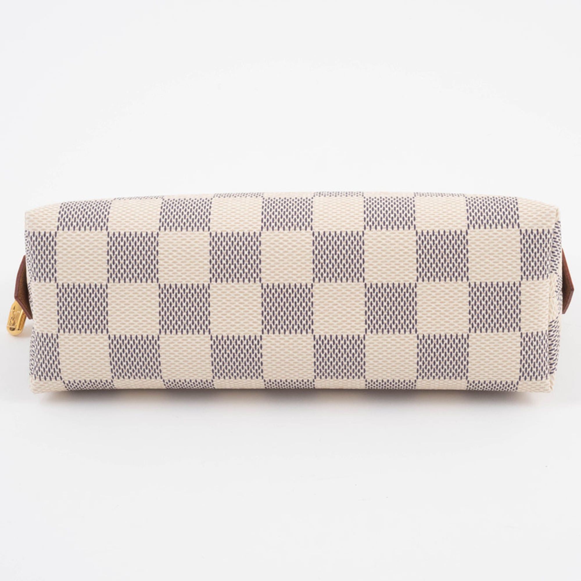 Louis Vuitton Louis Vuitton Pouch Pochette Tick N60024 Damier Azur Canvas Size ONE SIZE - 7 Thumbnail