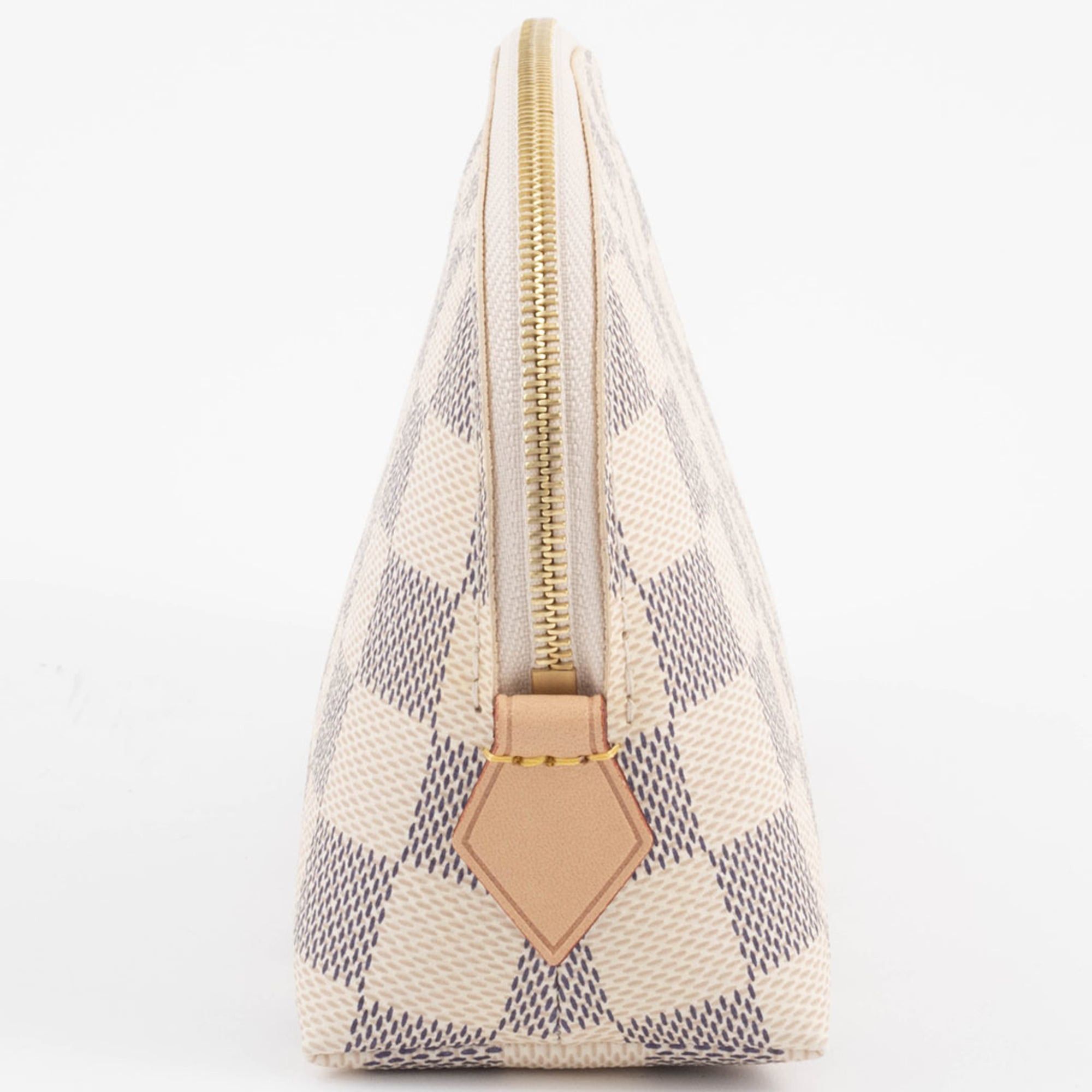 Louis Vuitton Louis Vuitton Pouch Pochette Tick N60024 Damier Azur Canvas Size ONE SIZE - 5 Thumbnail