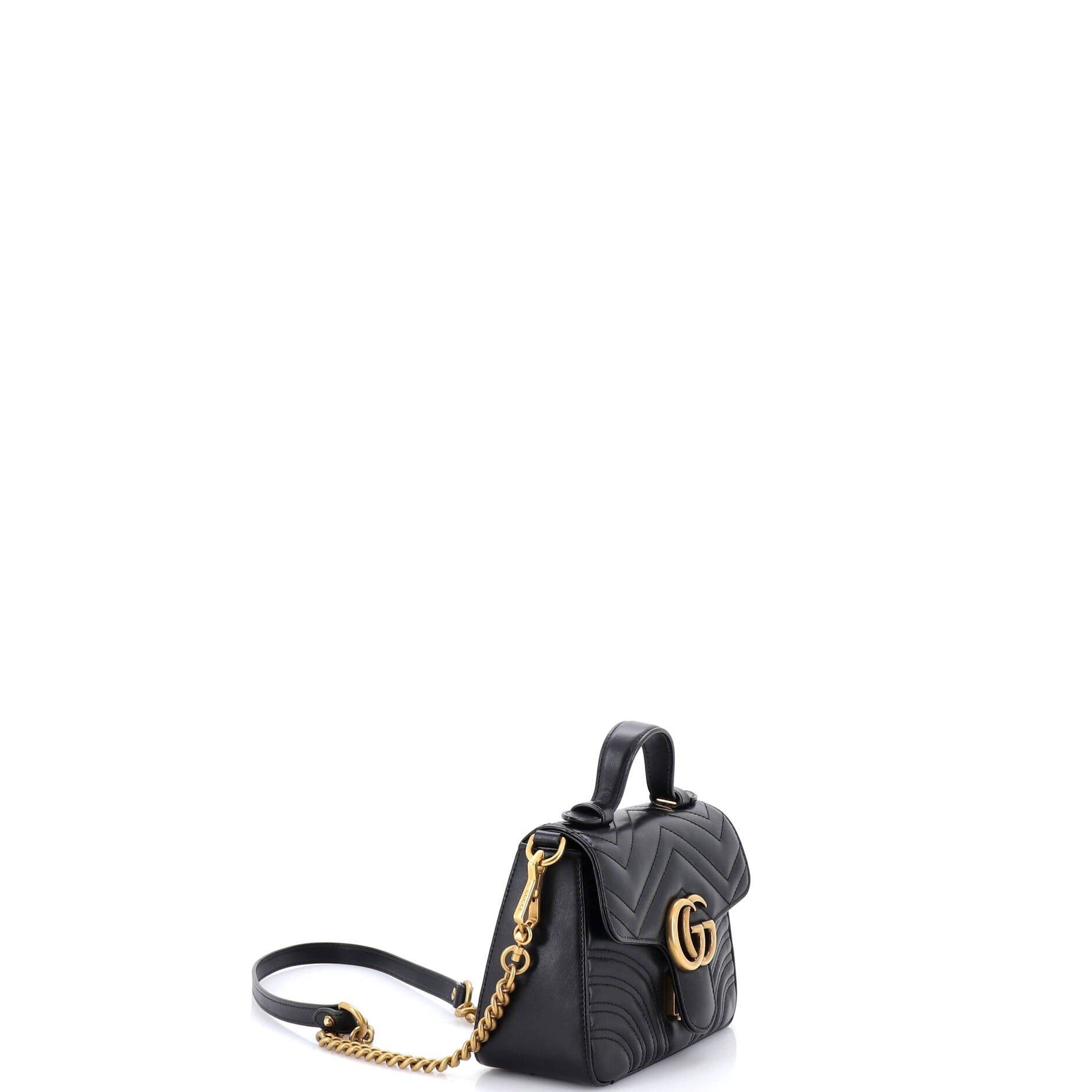 Gucci GG Marmont Top Handle Flap Bag Size ONE SIZE - 2 Thumbnail