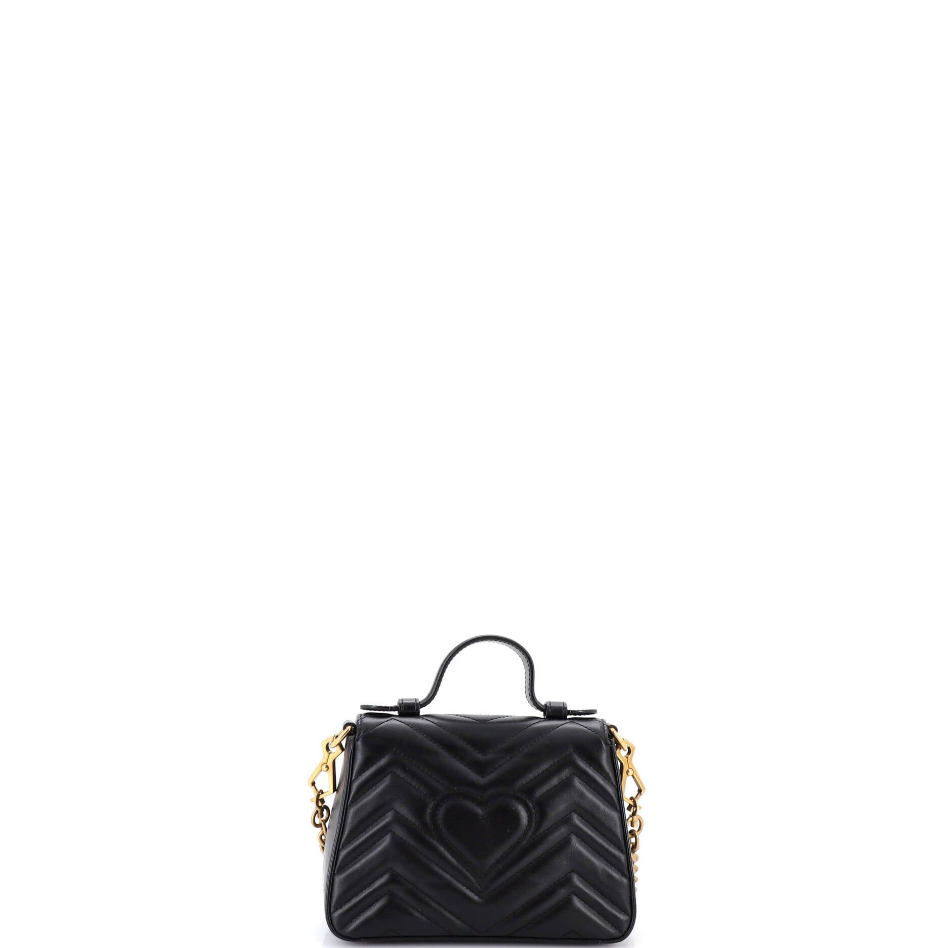Gucci GG Marmont Top Handle Flap Bag Size ONE SIZE - 3 Thumbnail