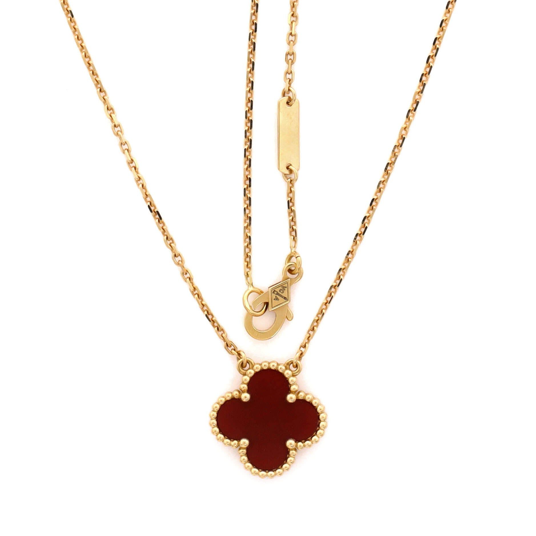 Van Cleef & Arpels Vintage Alhambra Pendant Necklace Size ONE SIZE - 2 Thumbnail