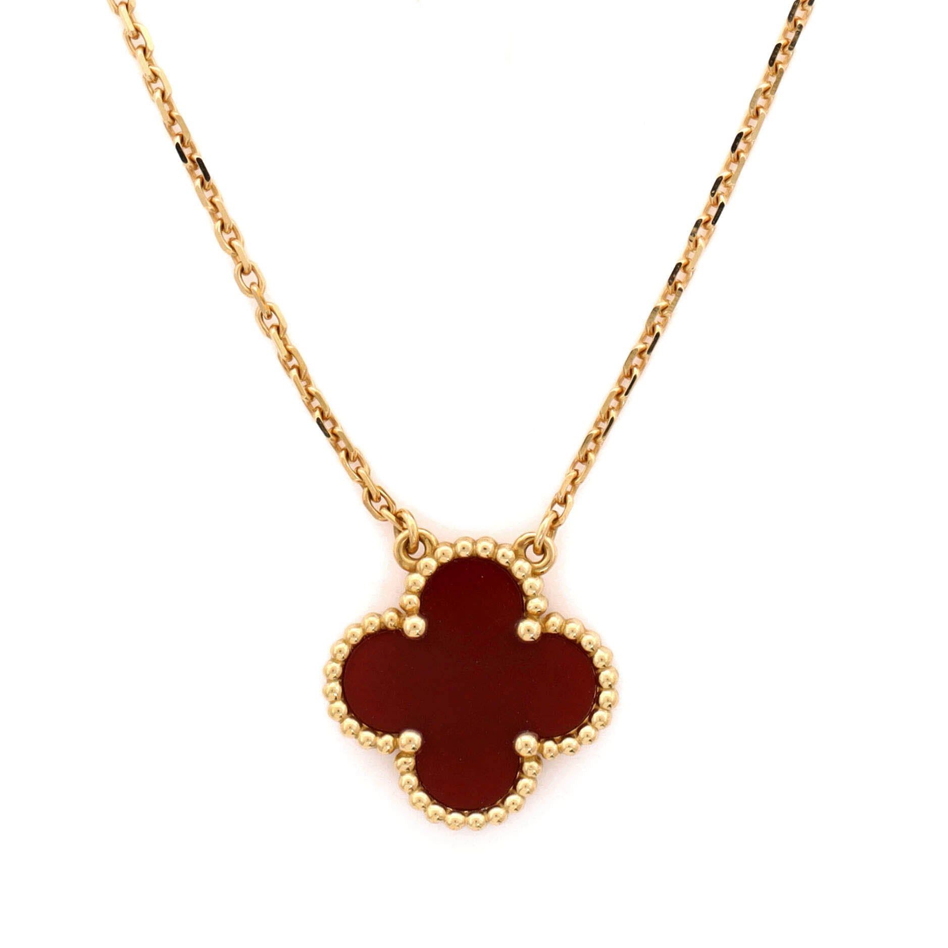 Van Cleef & Arpels Vintage Alhambra Pendant Necklace Size ONE SIZE - 3 Thumbnail