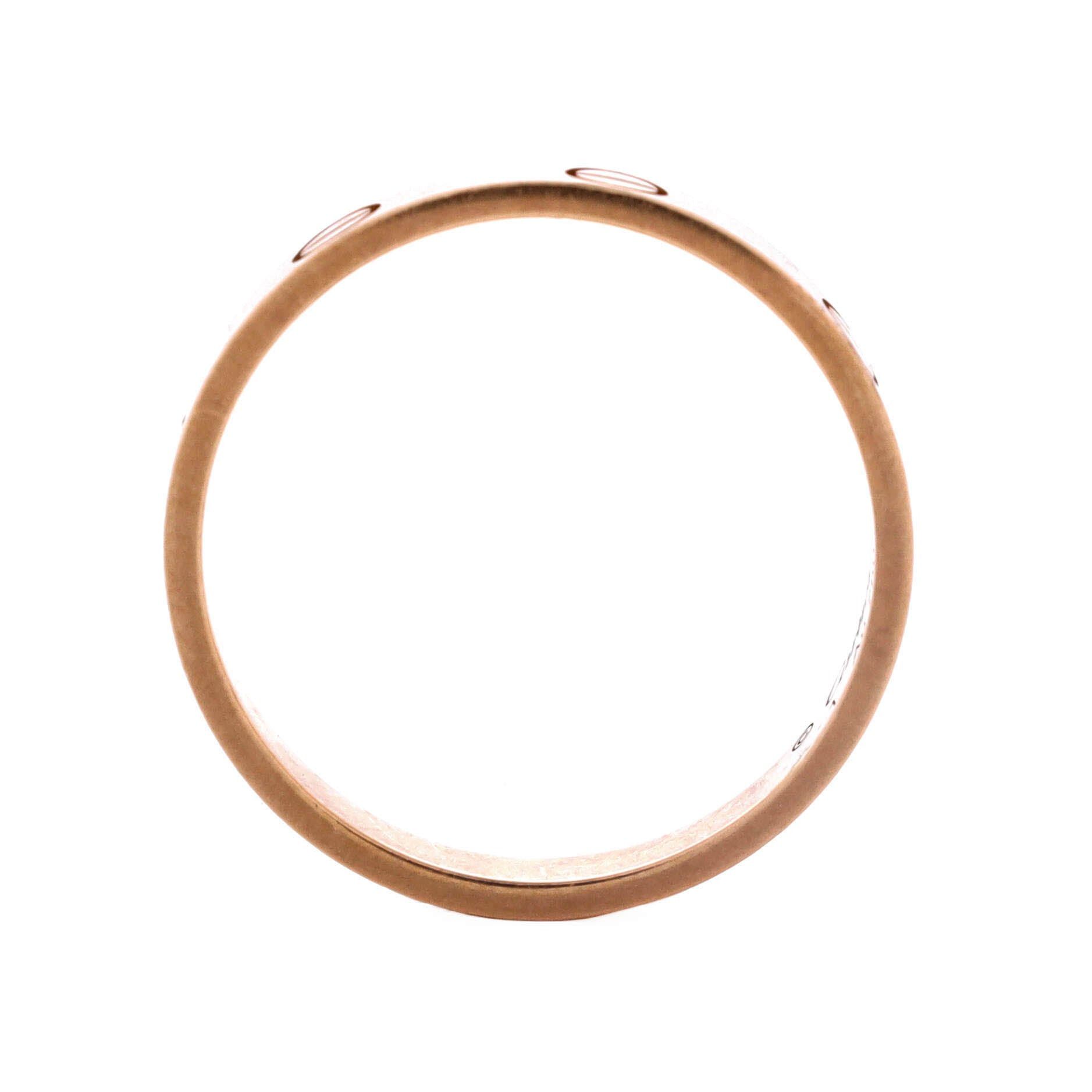 Cartier Love Wedding Band Ring Size ONE SIZE - 2 Thumbnail