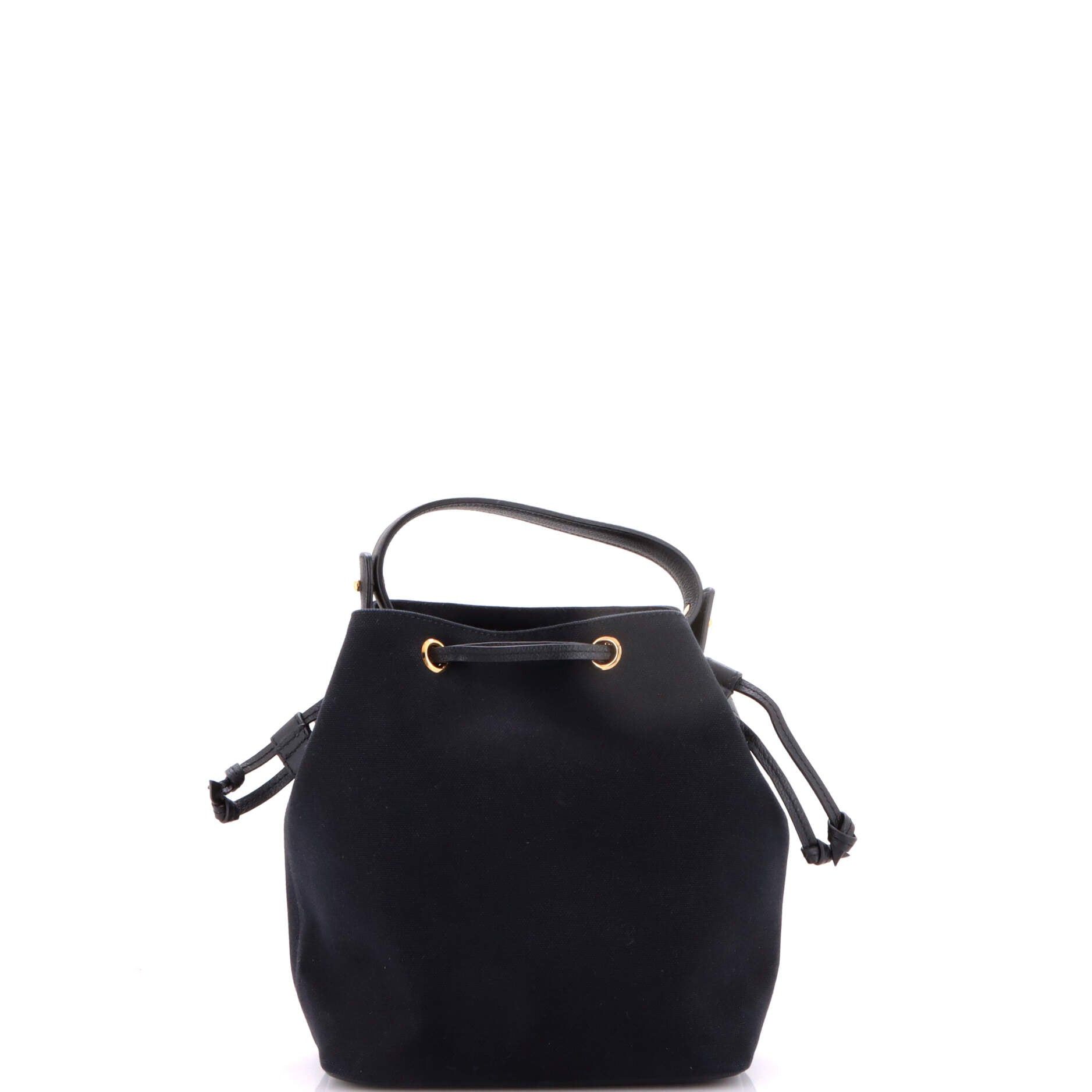 Versace La Medusa Drawstring Bucket Bag Size ONE SIZE - 3 Thumbnail