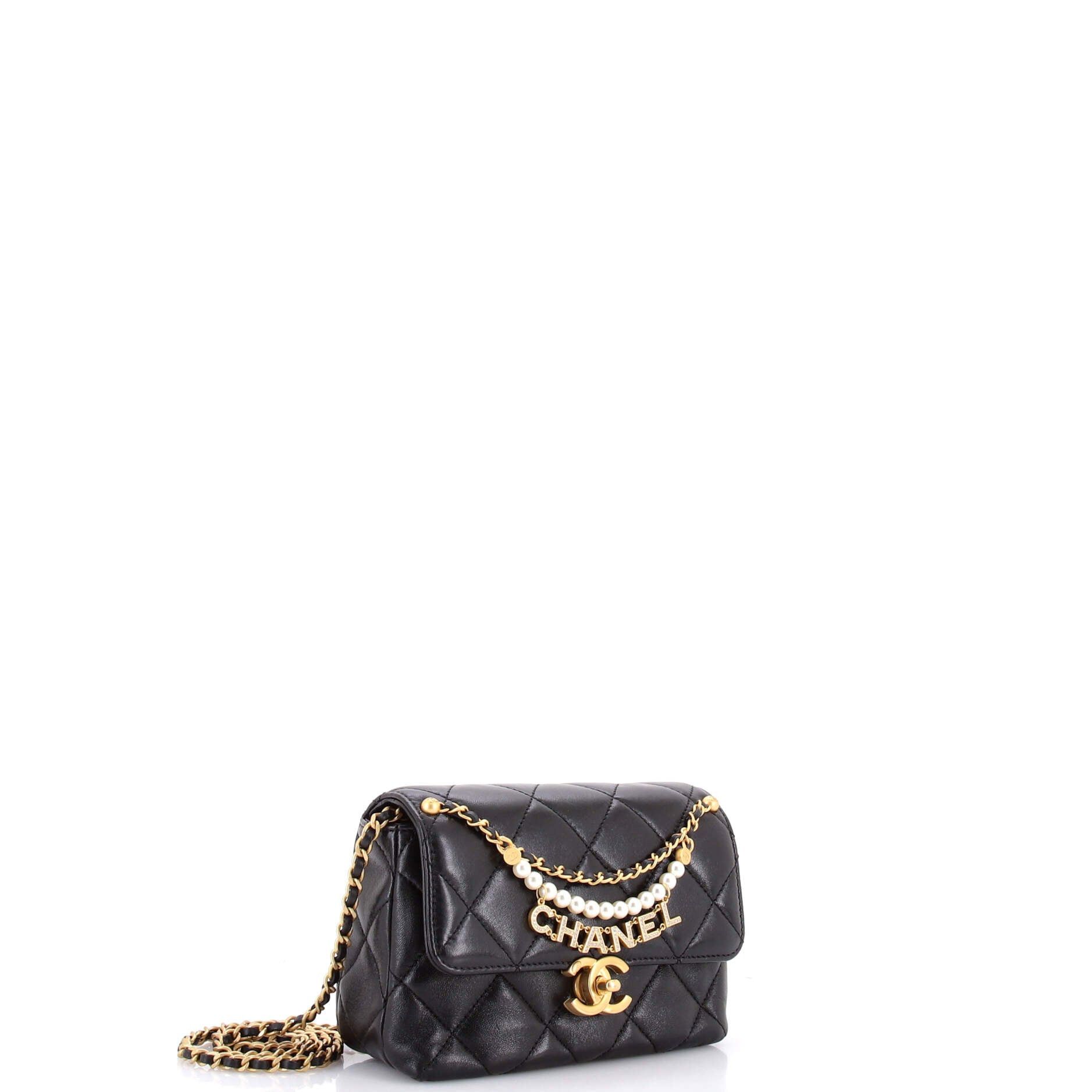 Chanel Logo Chains Flap Bag Size ONE SIZE - 2 Thumbnail