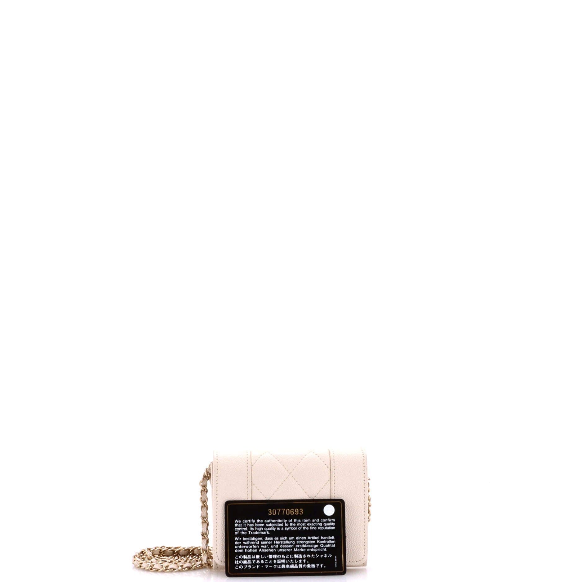 Chanel Mademoiselle Vintage Card Holder on Chain Size ONE SIZE - 2 Thumbnail