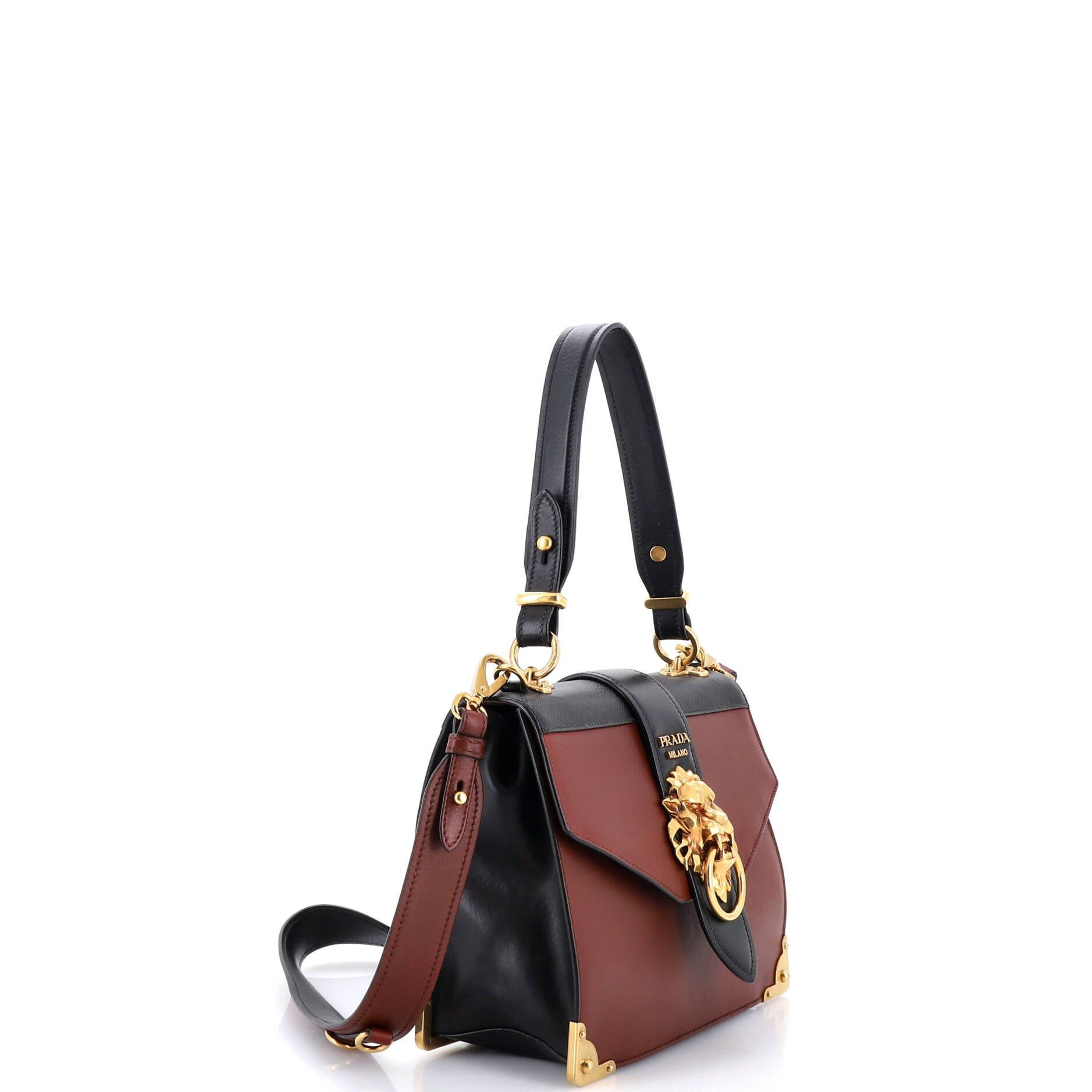 Prada Animalier Cahier Convertible Shoulder Bag Size ONE SIZE - 2 Thumbnail