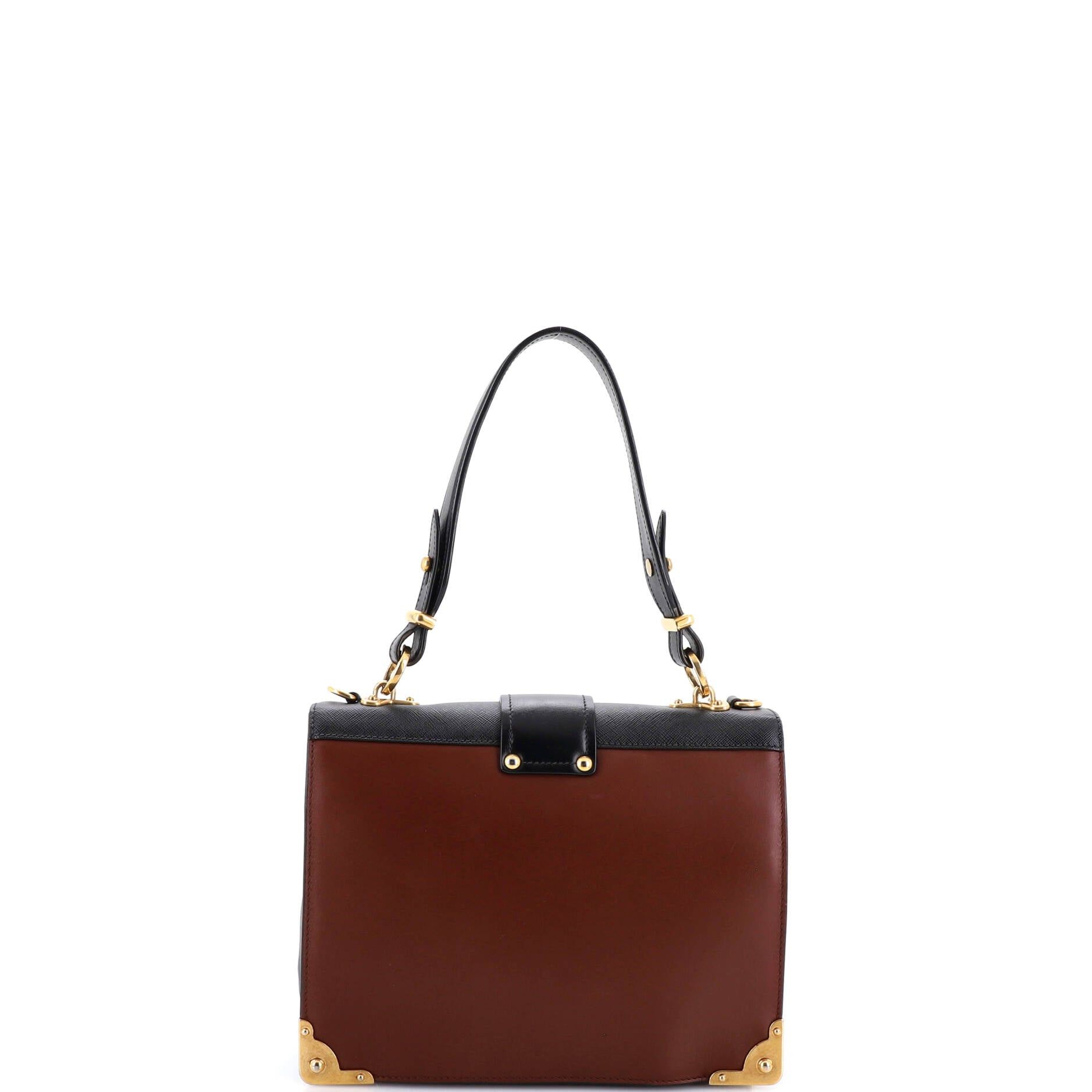 Prada Animalier Cahier Convertible Shoulder Bag Size ONE SIZE - 3 Thumbnail