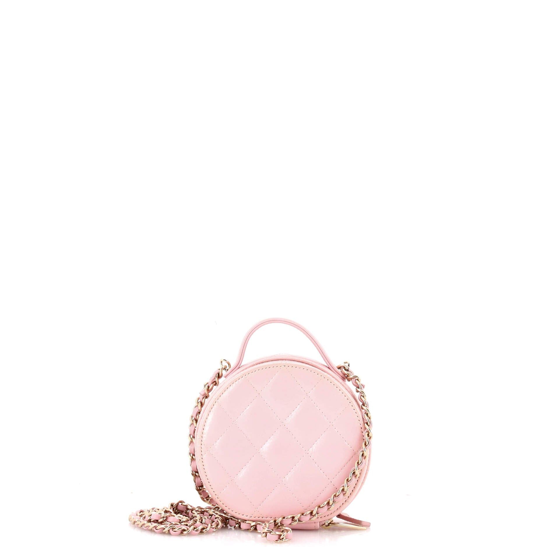 Chanel Handle with Care Round Vanity Case with Chain Size ONE SIZE - 3 Thumbnail