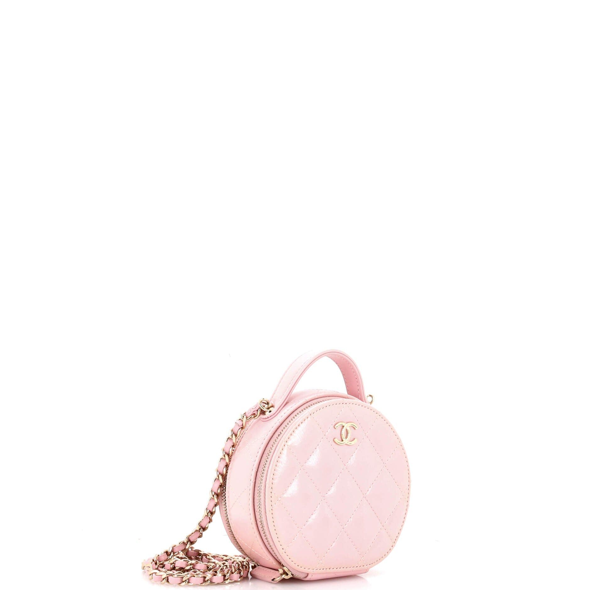 Chanel Handle with Care Round Vanity Case with Chain Size ONE SIZE - 2 Thumbnail