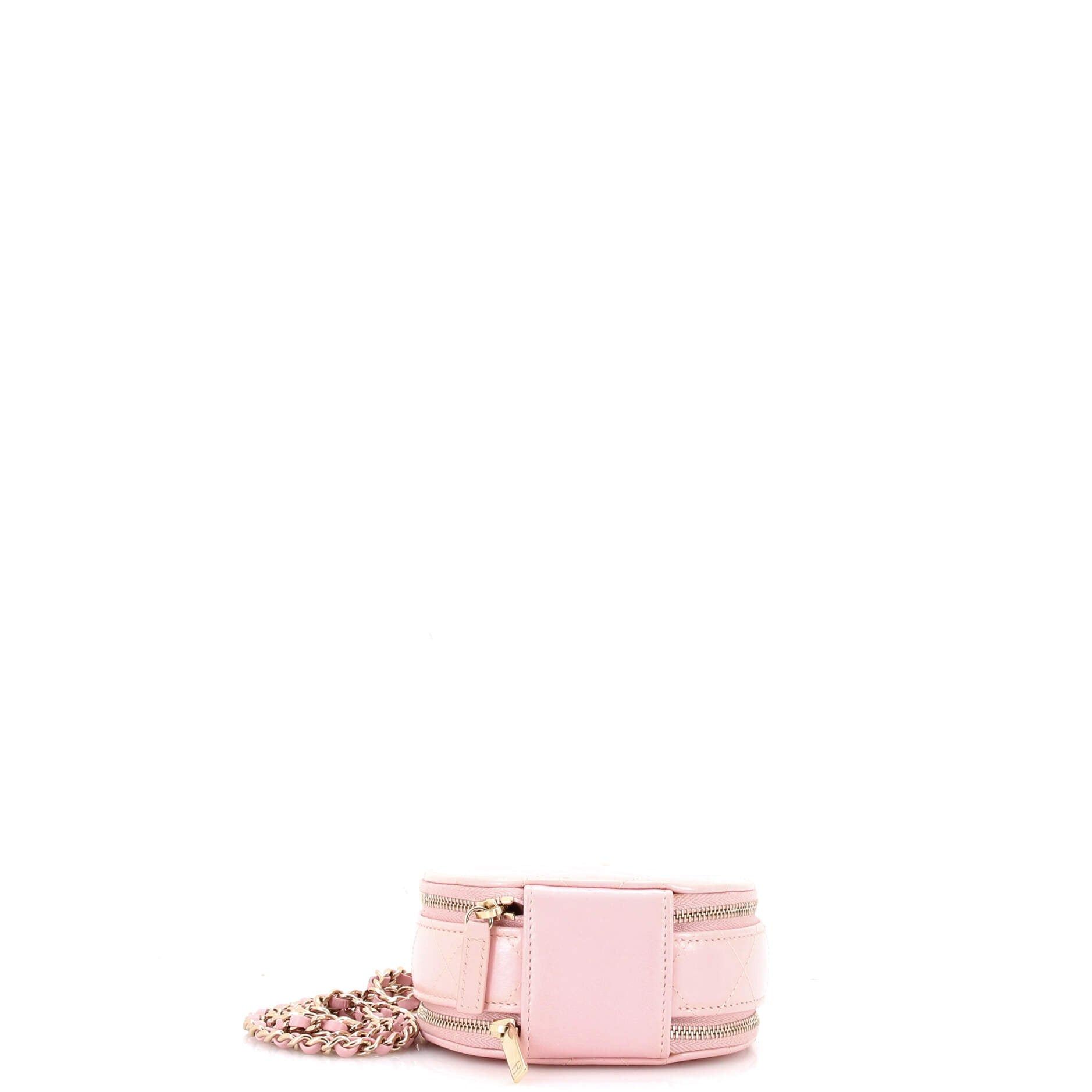 Chanel Handle with Care Round Vanity Case with Chain Size ONE SIZE - 4 Thumbnail