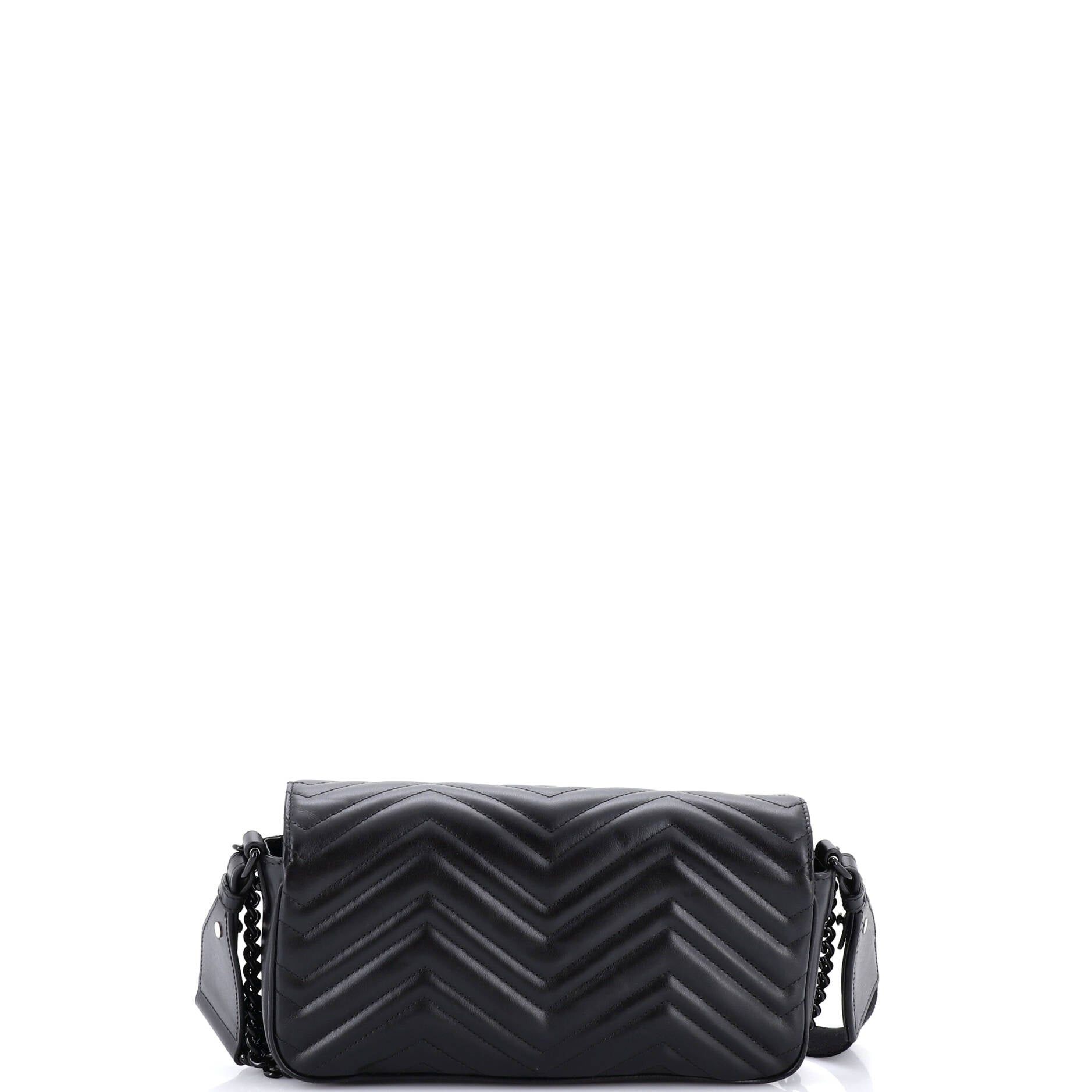 Gucci GG Marmont Monochrome Flap Bag Size ONE SIZE - 3 Thumbnail