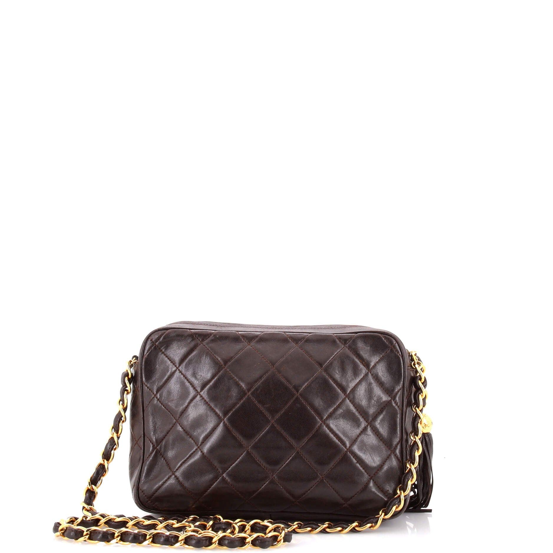 Chanel Vintage Diamond CC Flap Pocket Camera Bag Size ONE SIZE - 3 Thumbnail
