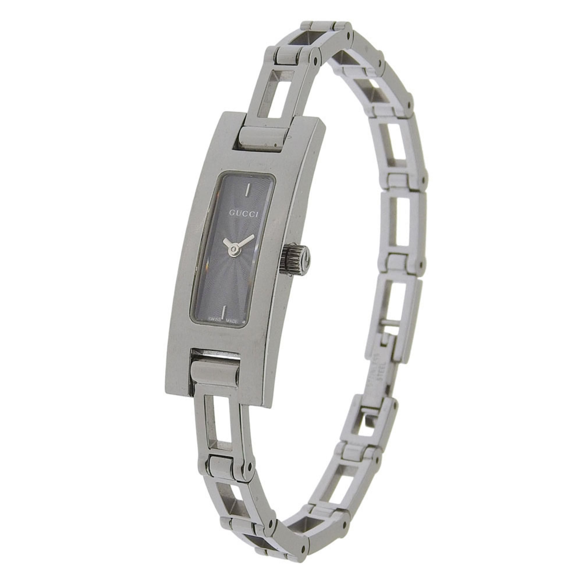Gucci Gucci watch 3900L stainless steel quartz analog display black dial women's Size ONE SIZE - 2 Thumbnail