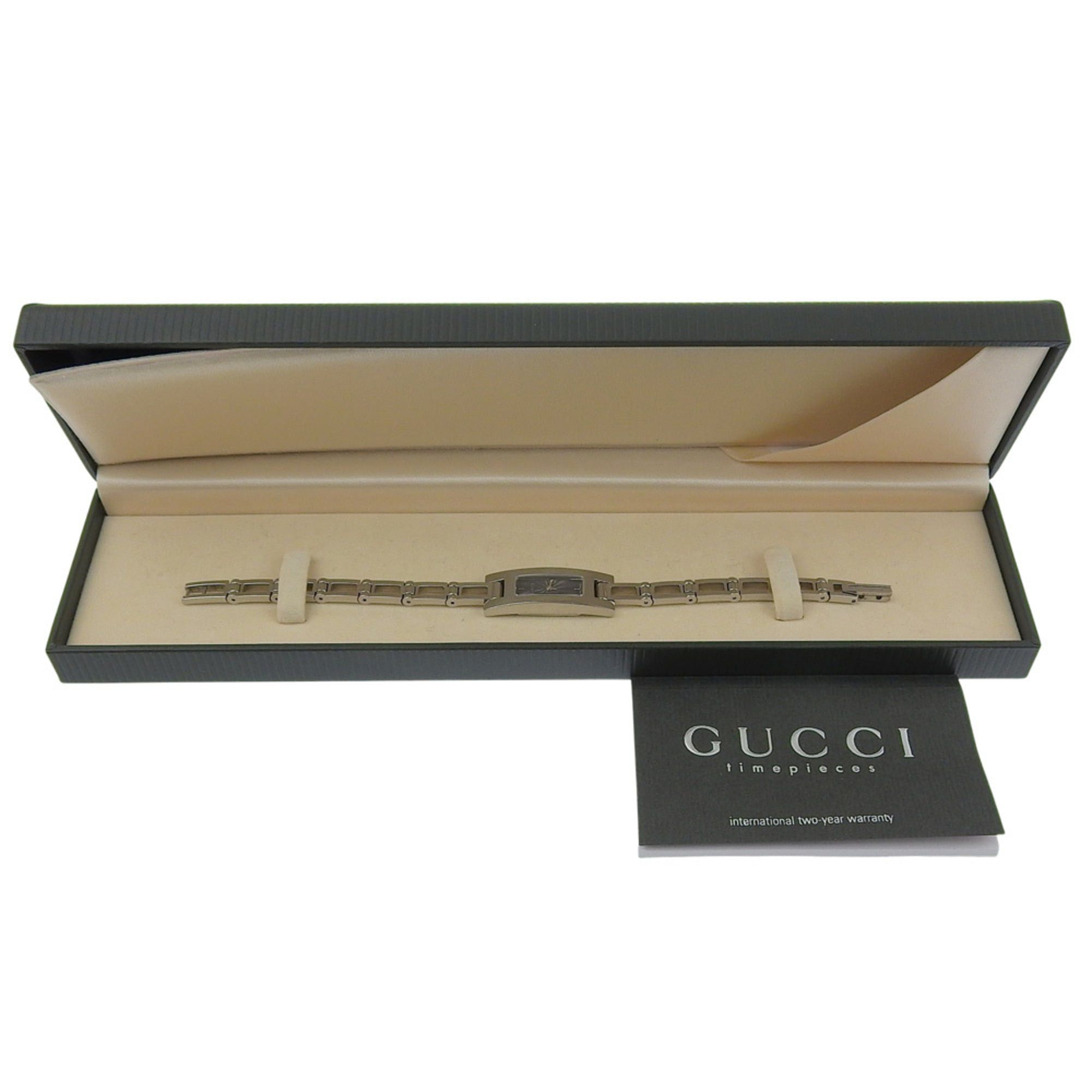 Gucci Gucci watch 3900L stainless steel quartz analog display black dial women's Size ONE SIZE - 8 Thumbnail