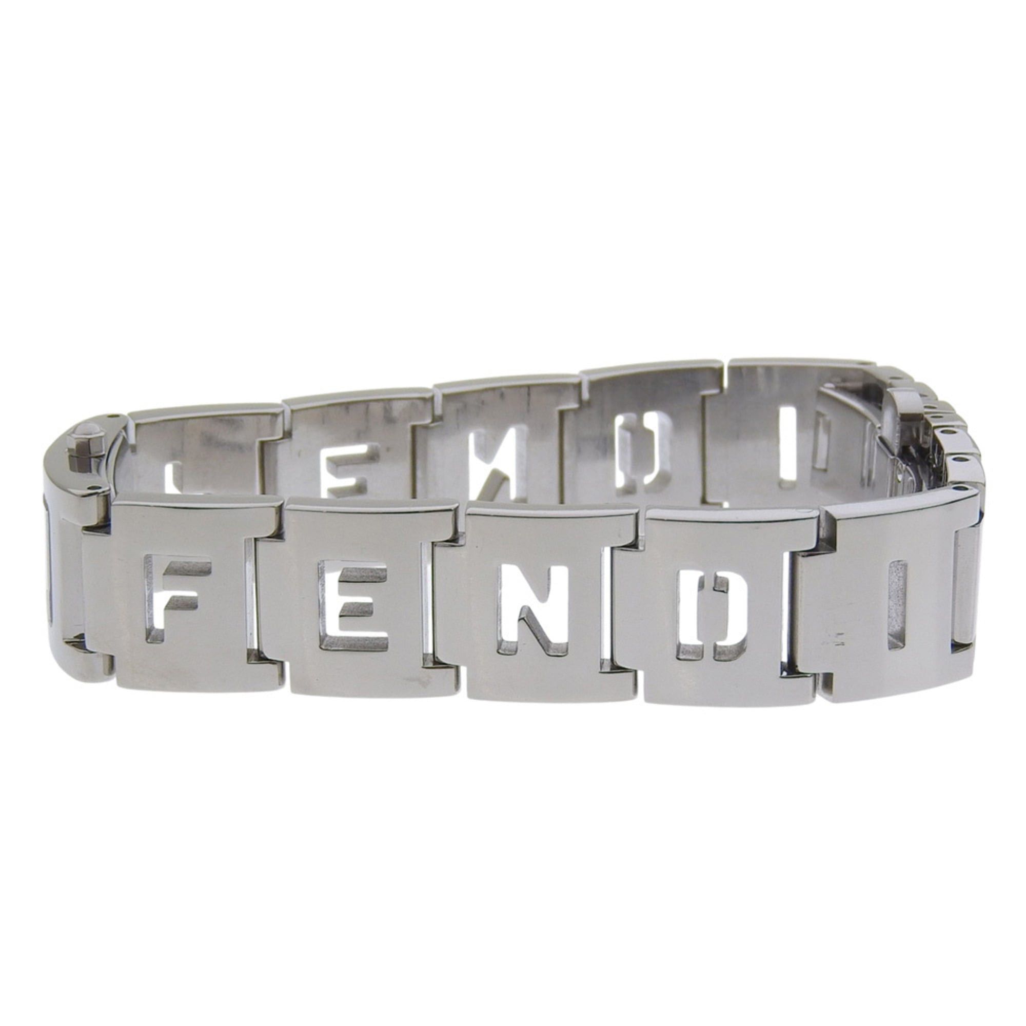 Fendi Fendi Logo Watch 3150L Stainless Steel Quartz Analog Display Silver Dial Women's Size ONE SIZE - 4 Thumbnail