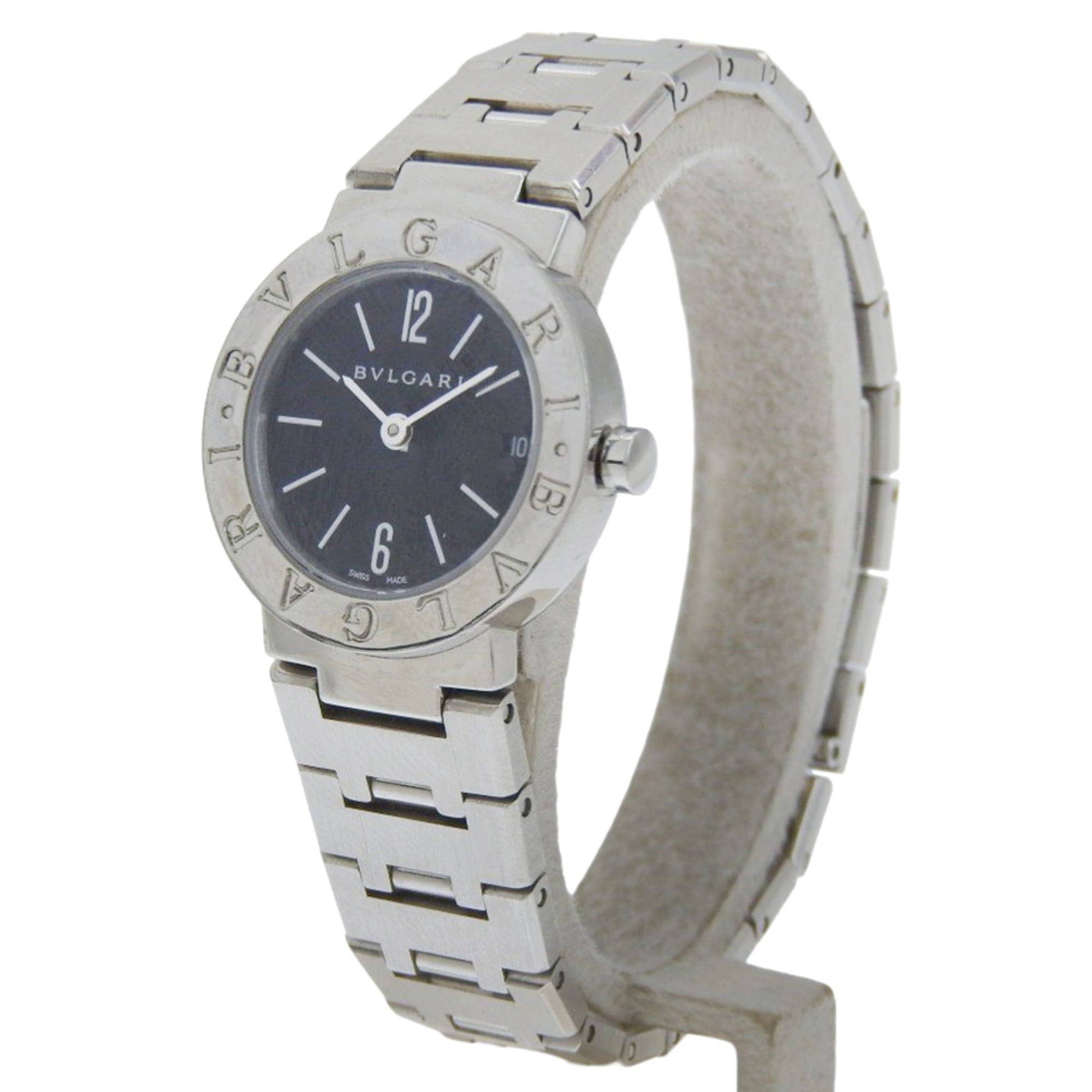 Bvlgari BVLGARI Watch BB23SS Stainless Steel Quartz Analog Display Black Dial Women's Size ONE SIZE - 2 Thumbnail
