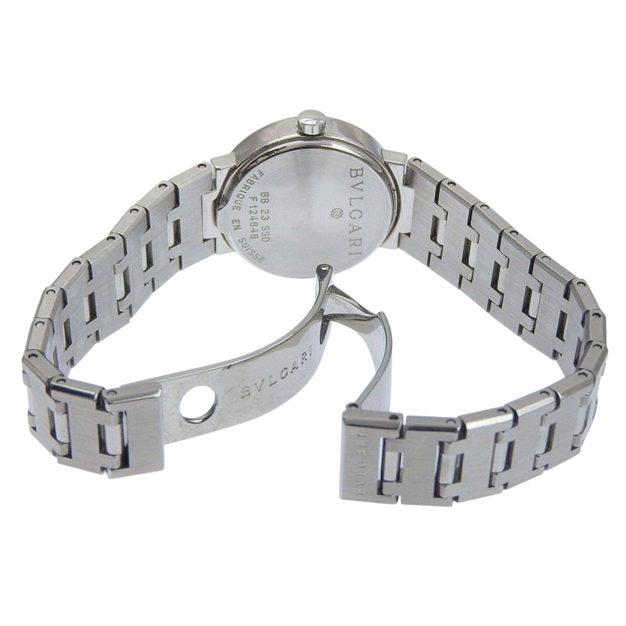 Bvlgari BVLGARI Watch BB23SS Stainless Steel Quartz Analog Display Black Dial Women's Size ONE SIZE - 5 Thumbnail