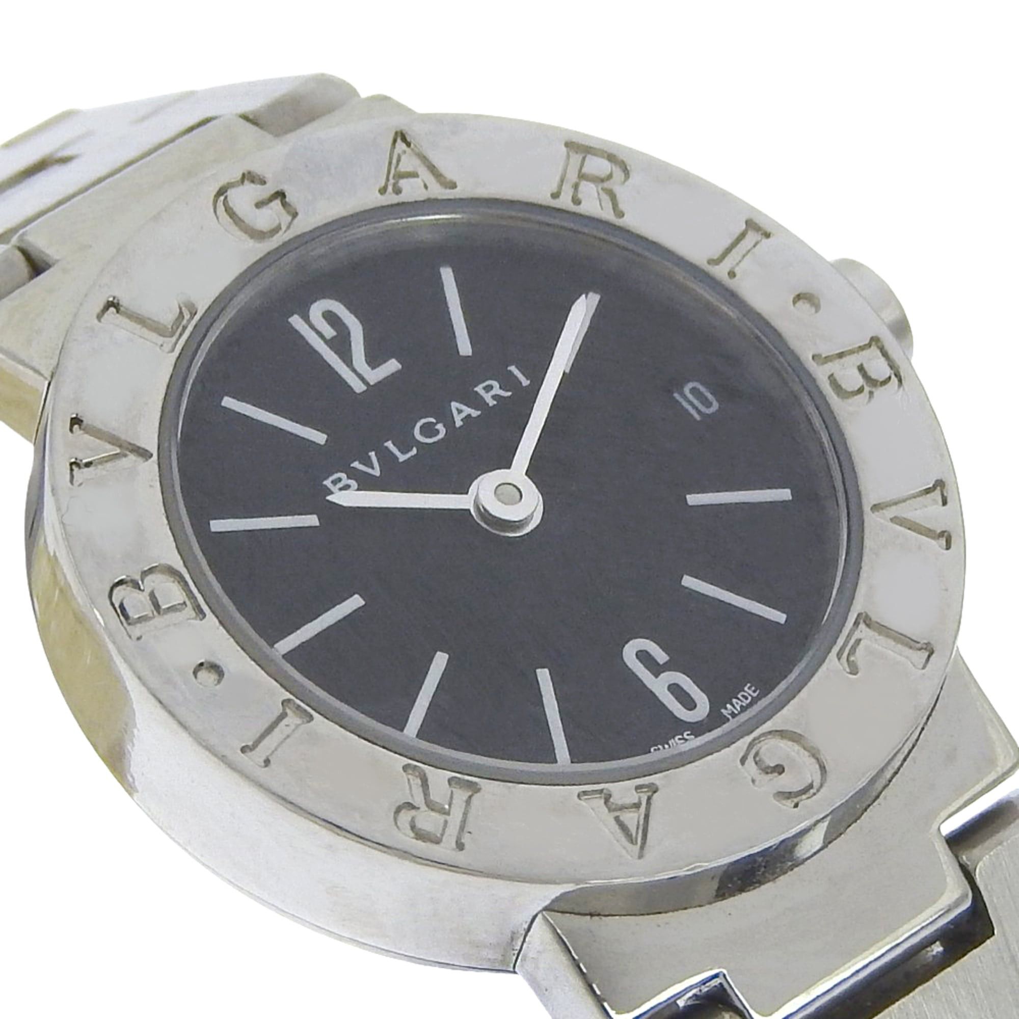 Bvlgari BVLGARI Watch BB23SS Stainless Steel Quartz Analog Display Black Dial Women's Size ONE SIZE - 3 Thumbnail