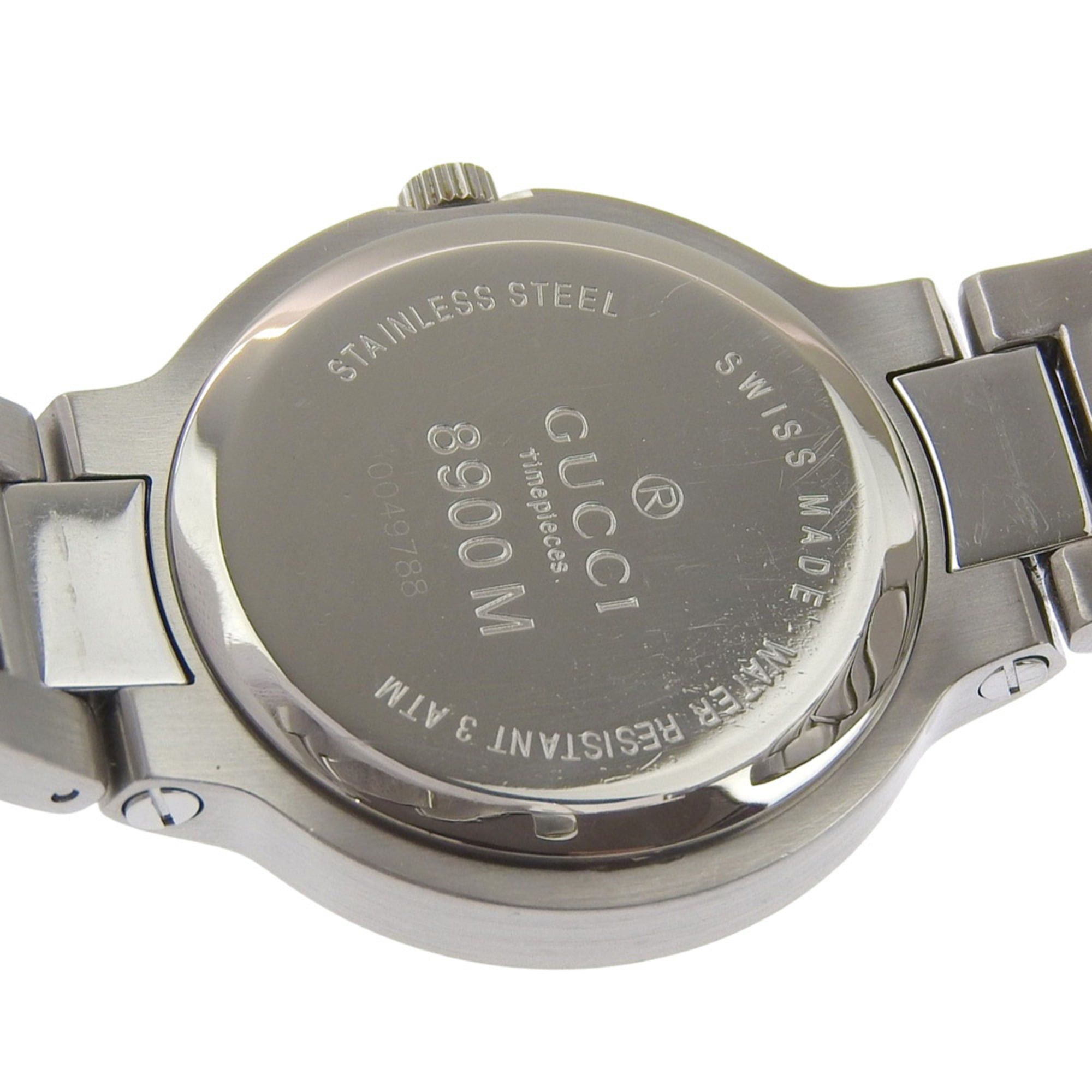 Gucci Gucci Watch 8900M Stainless Steel Quartz Analog Display Gray Dial Boys' Size Size ONE SIZE - 6 Thumbnail