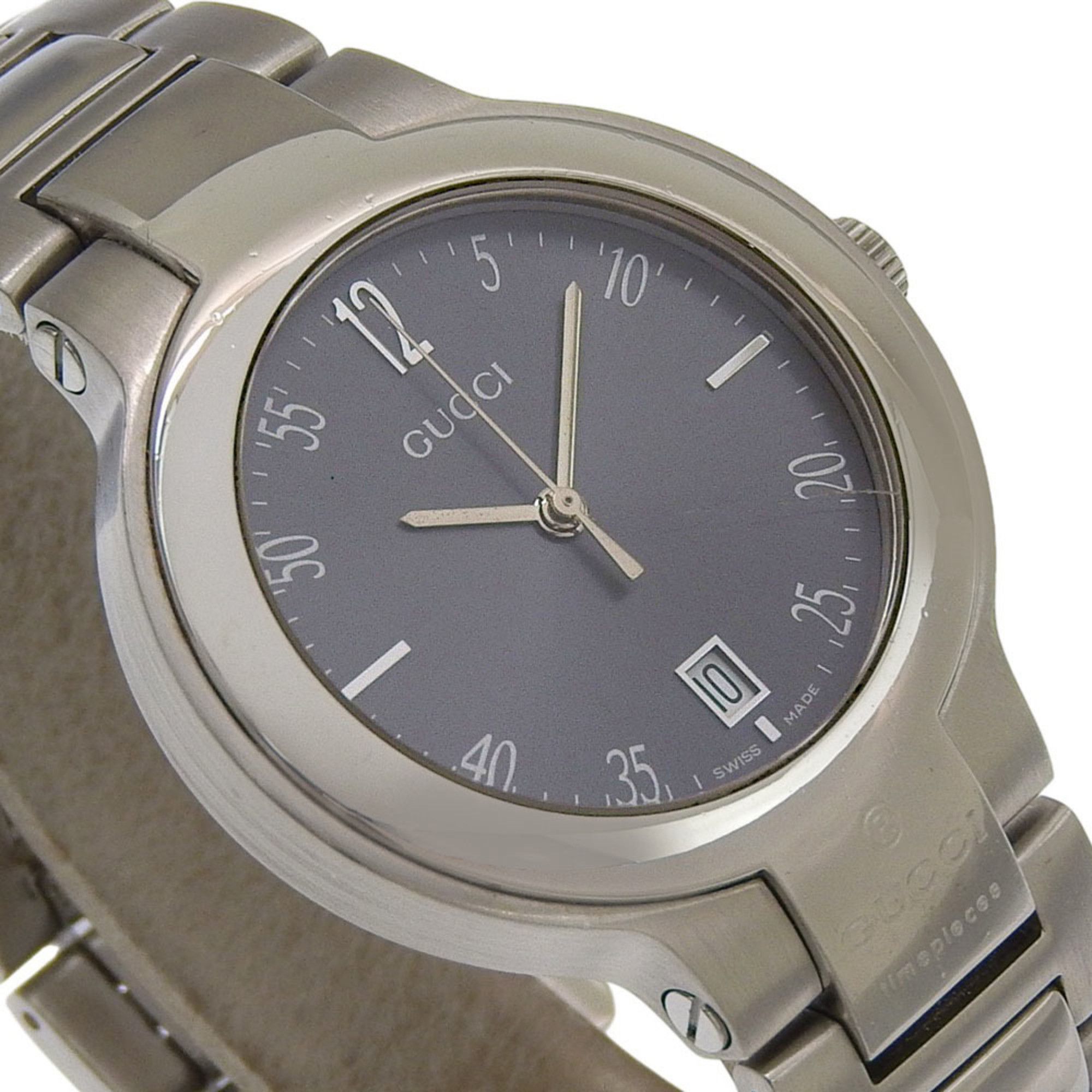 Gucci Gucci Watch 8900M Stainless Steel Quartz Analog Display Gray Dial Boys' Size Size ONE SIZE - 3 Thumbnail