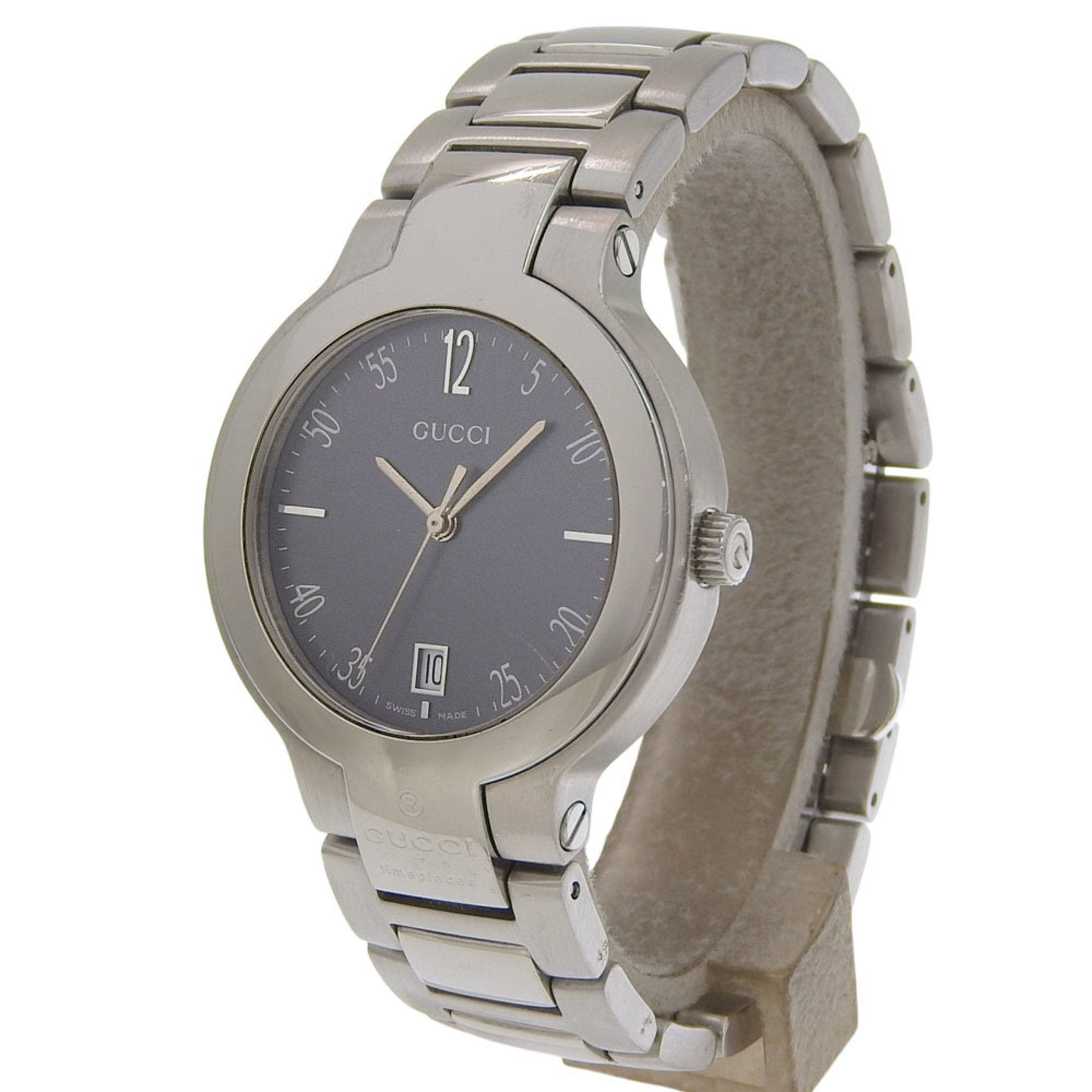 Gucci Gucci Watch 8900M Stainless Steel Quartz Analog Display Gray Dial Boys' Size Size ONE SIZE - 2 Thumbnail