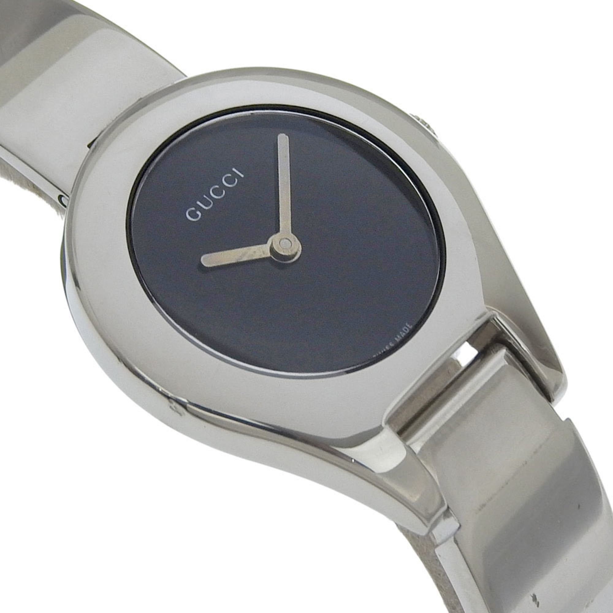 Gucci Gucci watch 6700L stainless steel black quartz analog display dial women's Size ONE SIZE - 3 Thumbnail