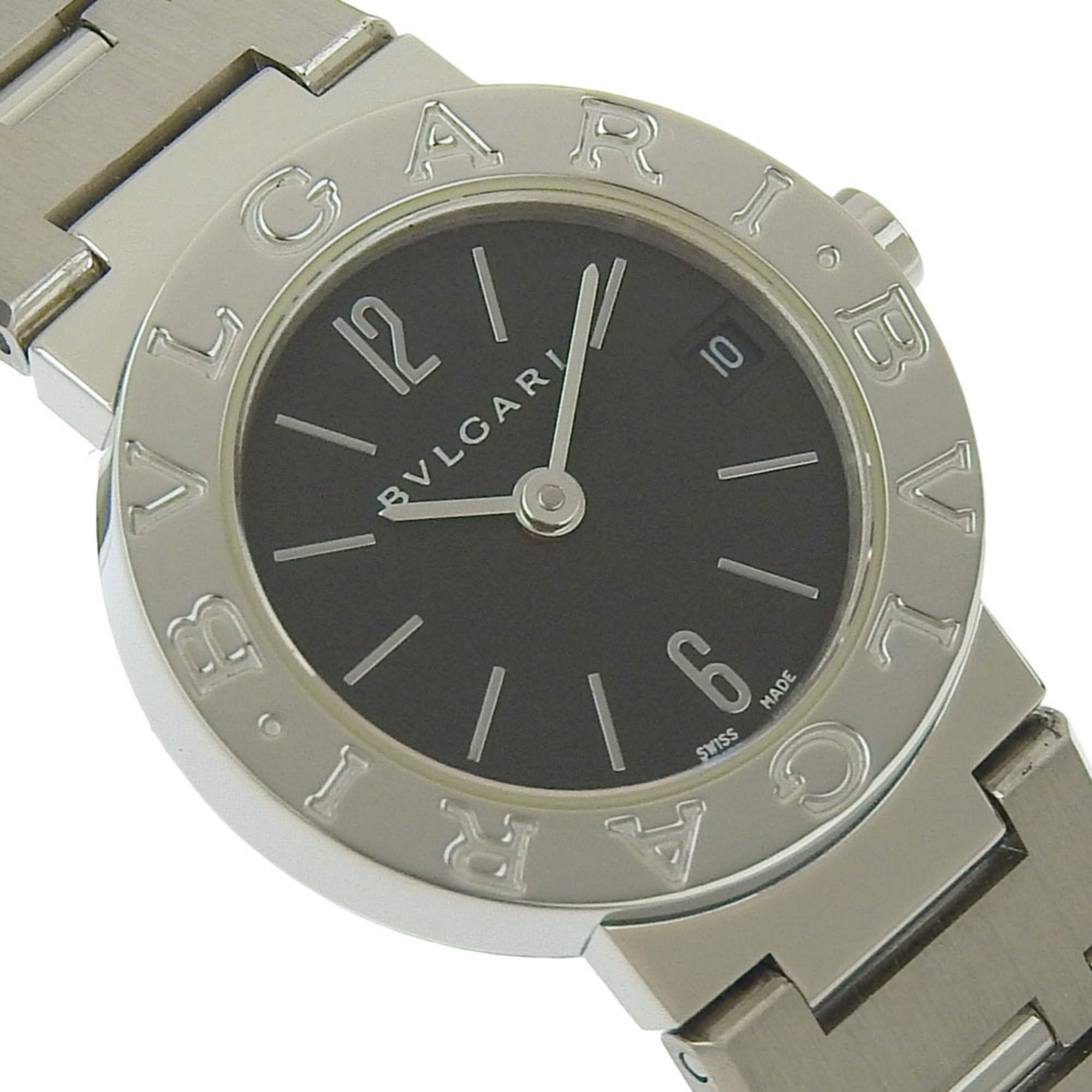 Bvlgari BVLGARI Watch BB23SS Stainless Steel Quartz Analog Display Black Dial Women's Size ONE SIZE - 3 Thumbnail