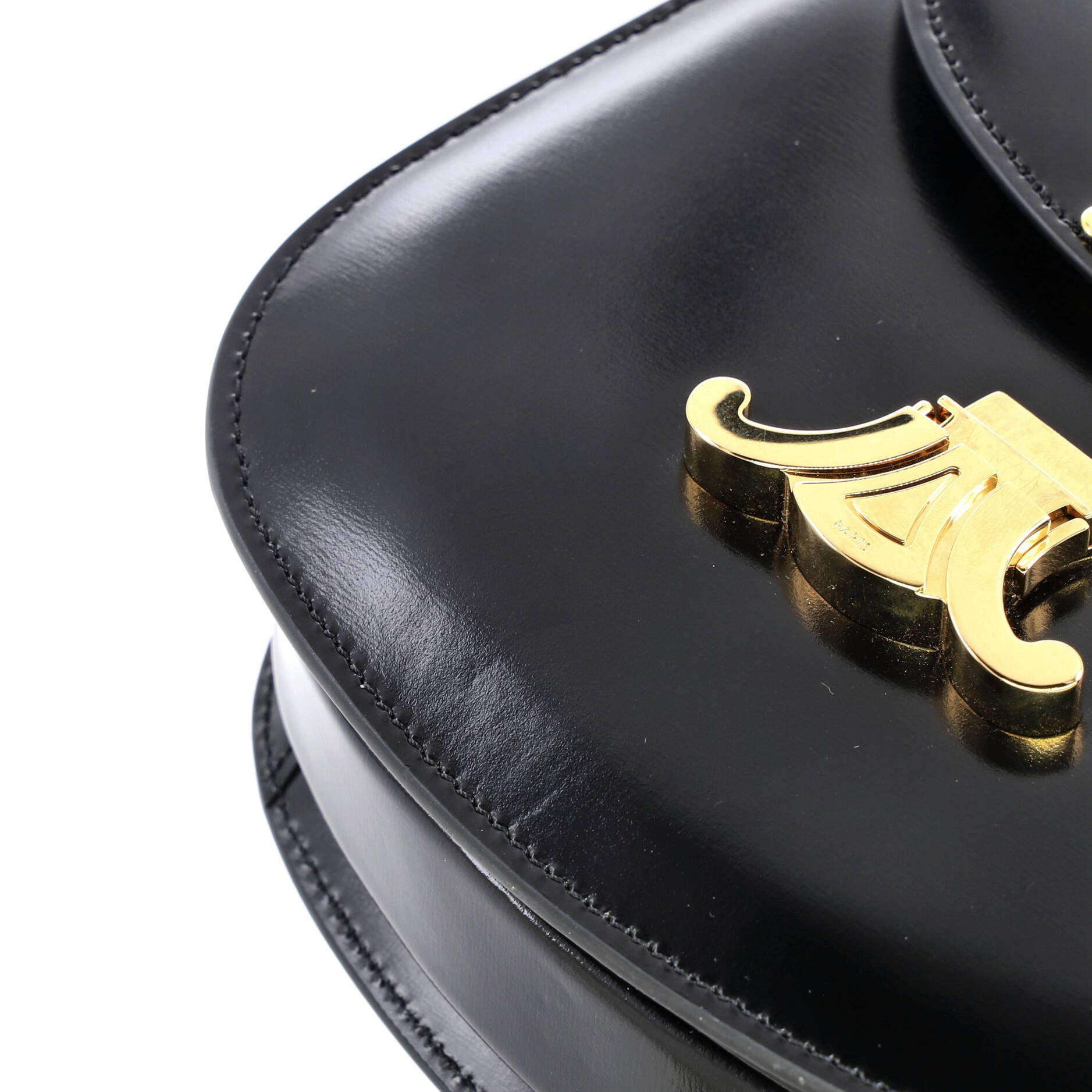 Celine Triomphe Besace Clea Chain Flap Bag Size ONE SIZE - 7 Thumbnail