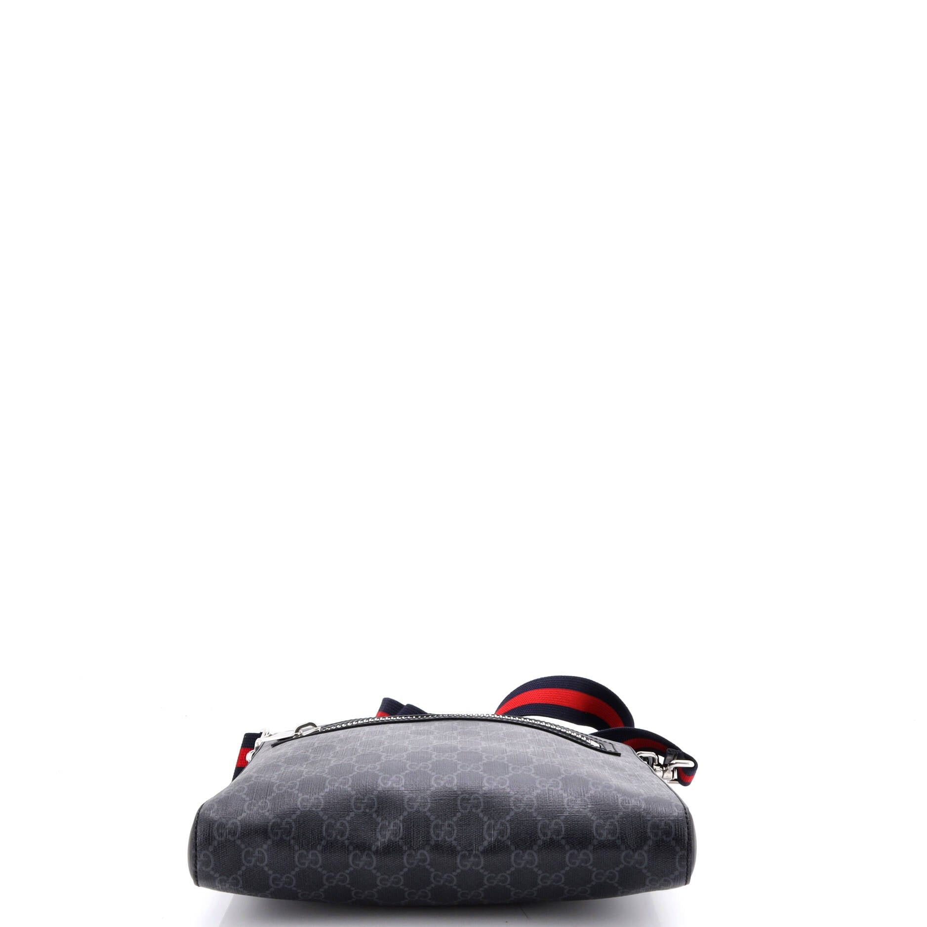 Gucci Web Strap Front Zip Messenger Bag Size ONE SIZE - 4 Thumbnail