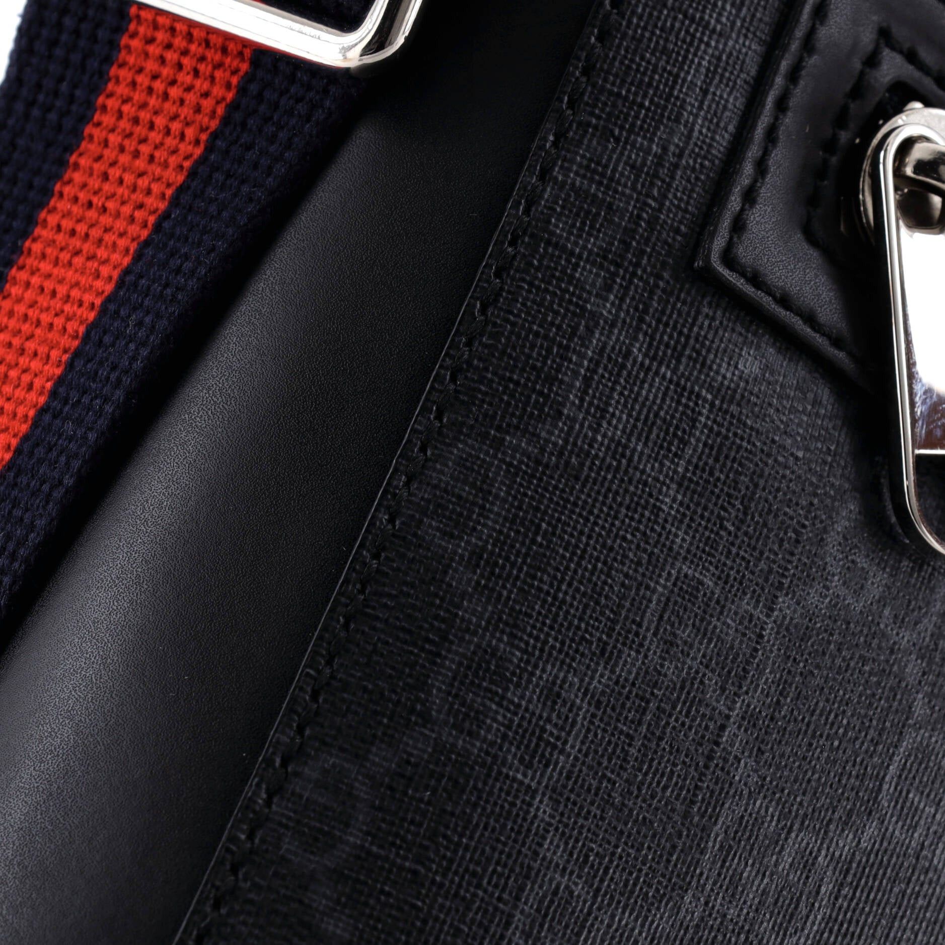 Gucci Web Strap Front Zip Messenger Bag Size ONE SIZE - 6 Thumbnail