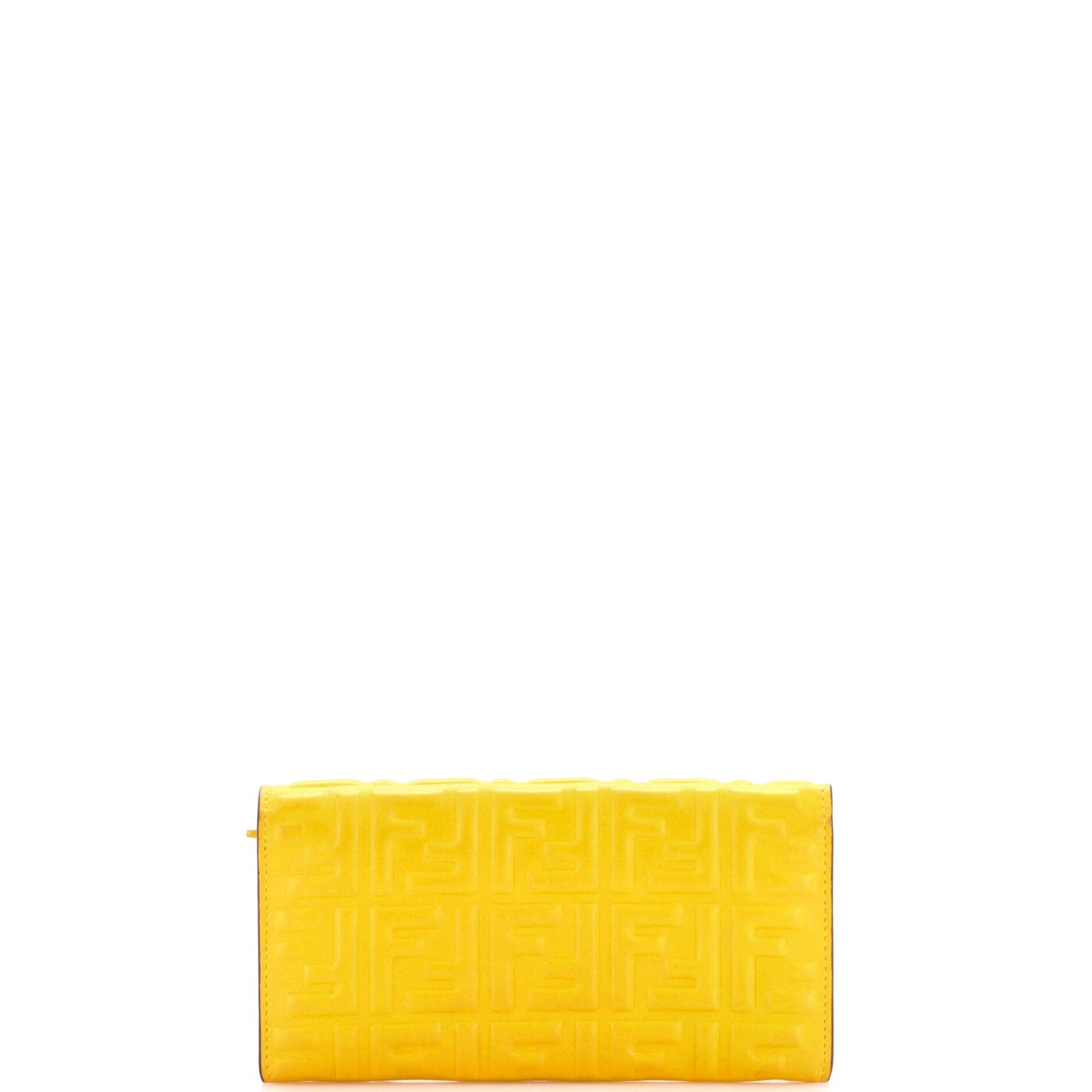 Fendi Baguette Continental Wallet Size ONE SIZE - 3 Thumbnail