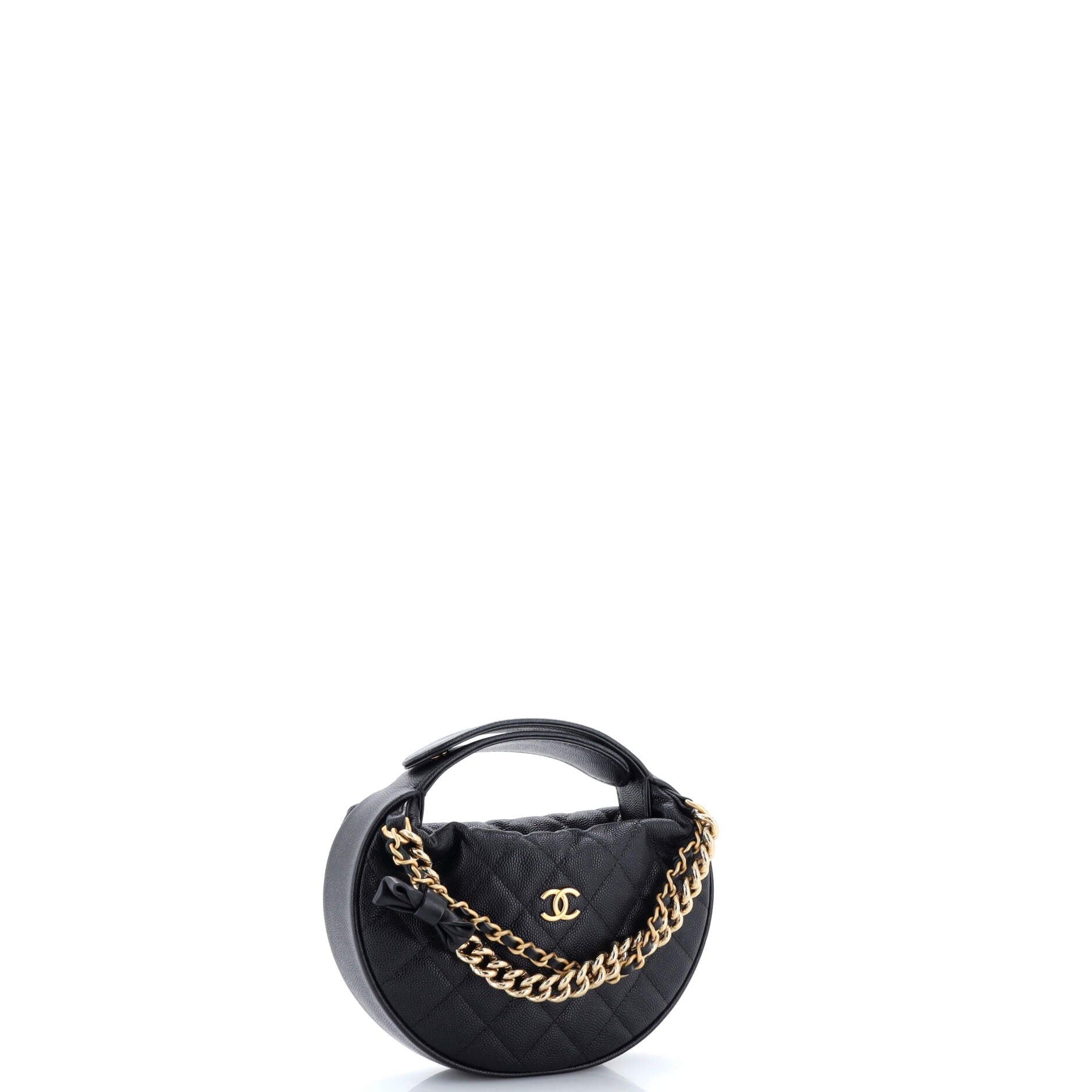 Chanel Double Chain Bow Hobo Pouch Size ONE SIZE - 2 Thumbnail