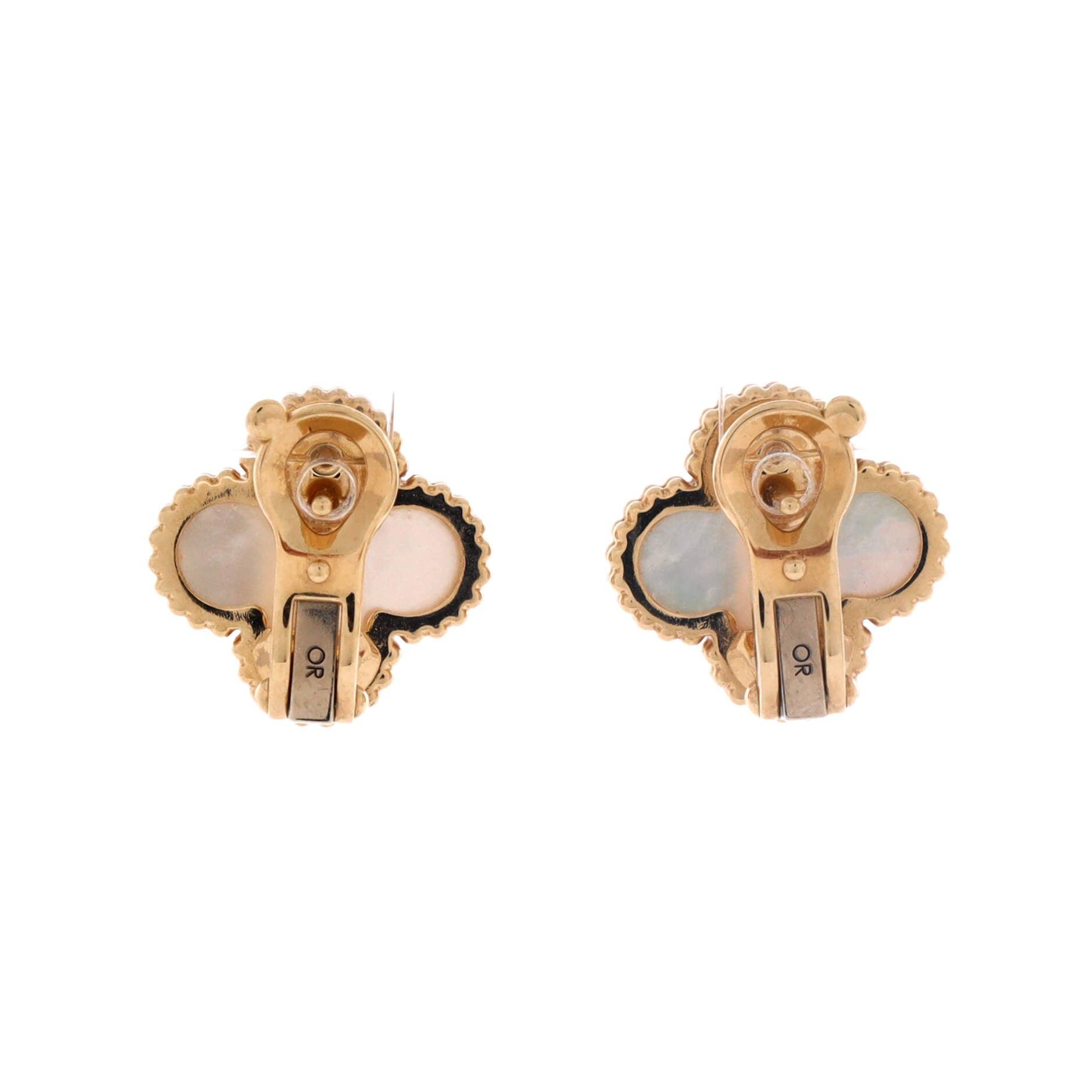 Van Cleef & Arpels Vintage Alhambra Earrings Size ONE SIZE - 3 Thumbnail