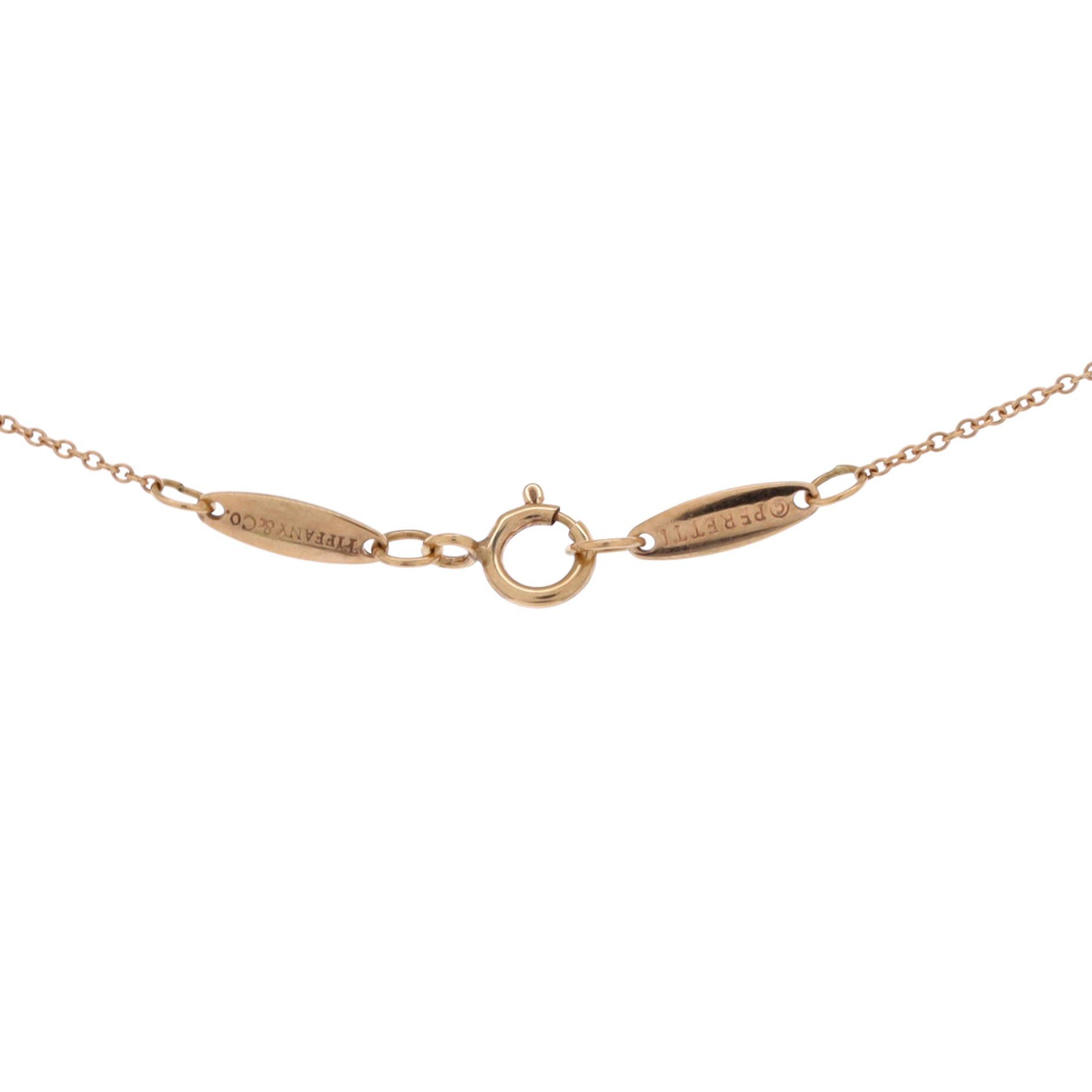 Tiffany & Co. Elsa Peretti Open Heart Pendant Necklace Size ONE SIZE - 3 Thumbnail