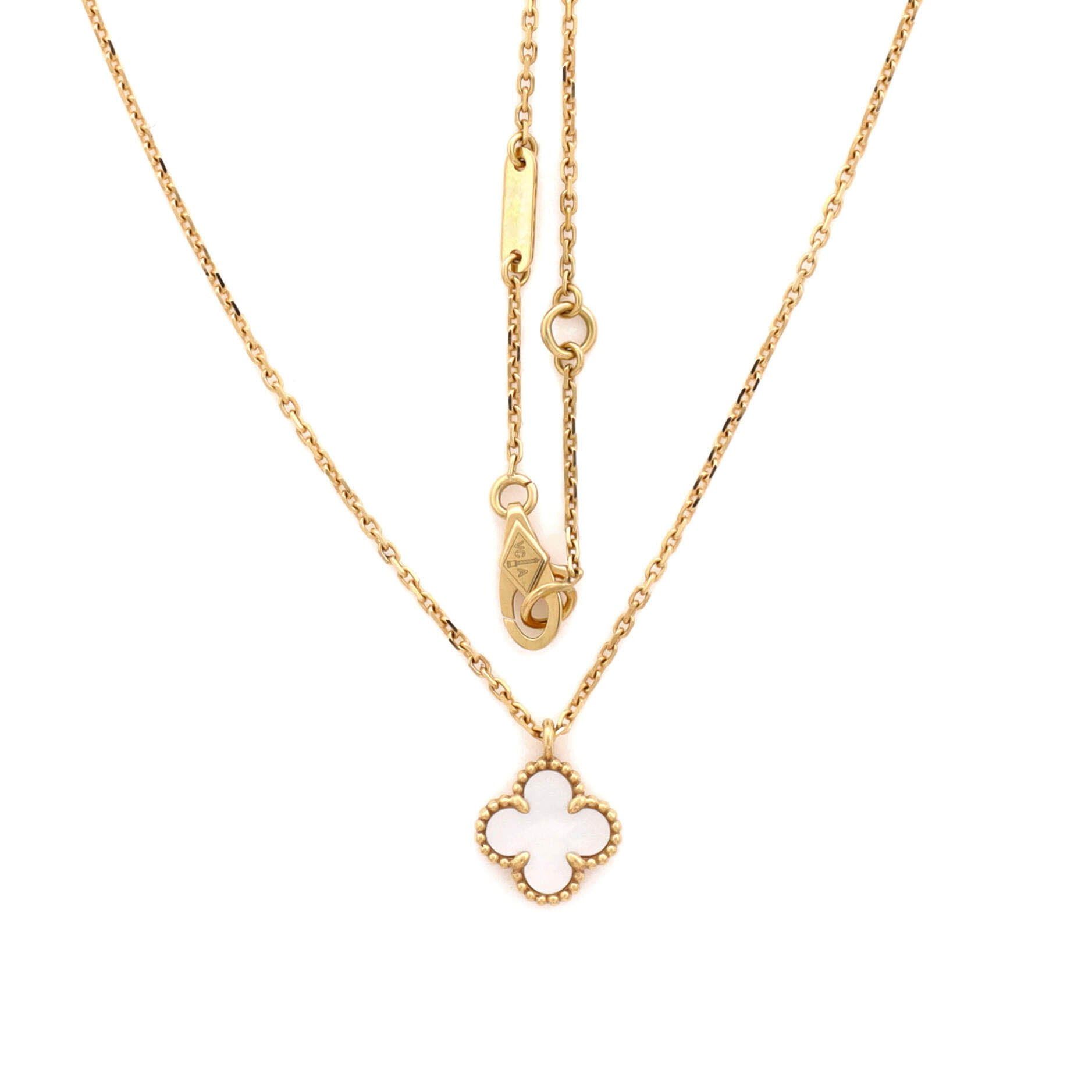Van Cleef & Arpels Sweet Alhambra Pendant Necklace Size ONE SIZE - 3 Thumbnail
