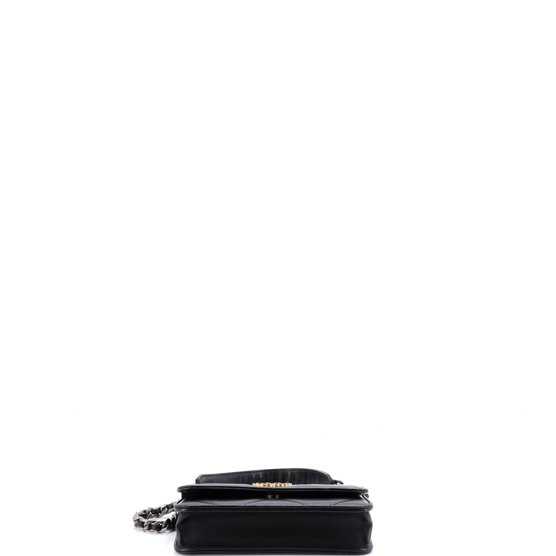 Chanel 19 Flap Phone Holder with Chain Size ONE SIZE - 4 Thumbnail