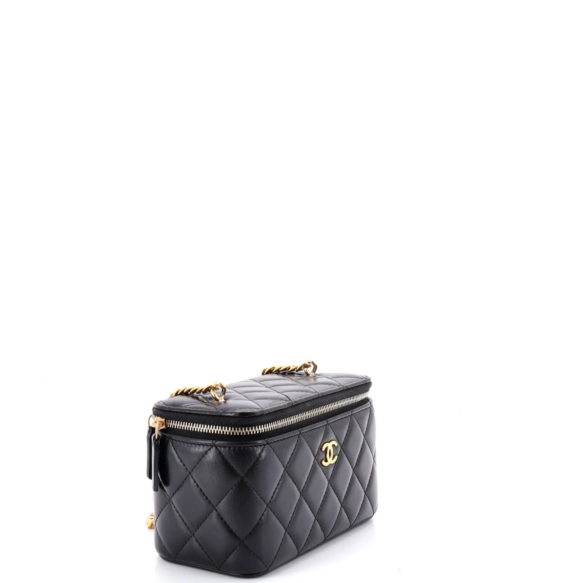 Chanel Classic Vanity Case with Resin Pearl Chain Size ONE SIZE - 2 Thumbnail