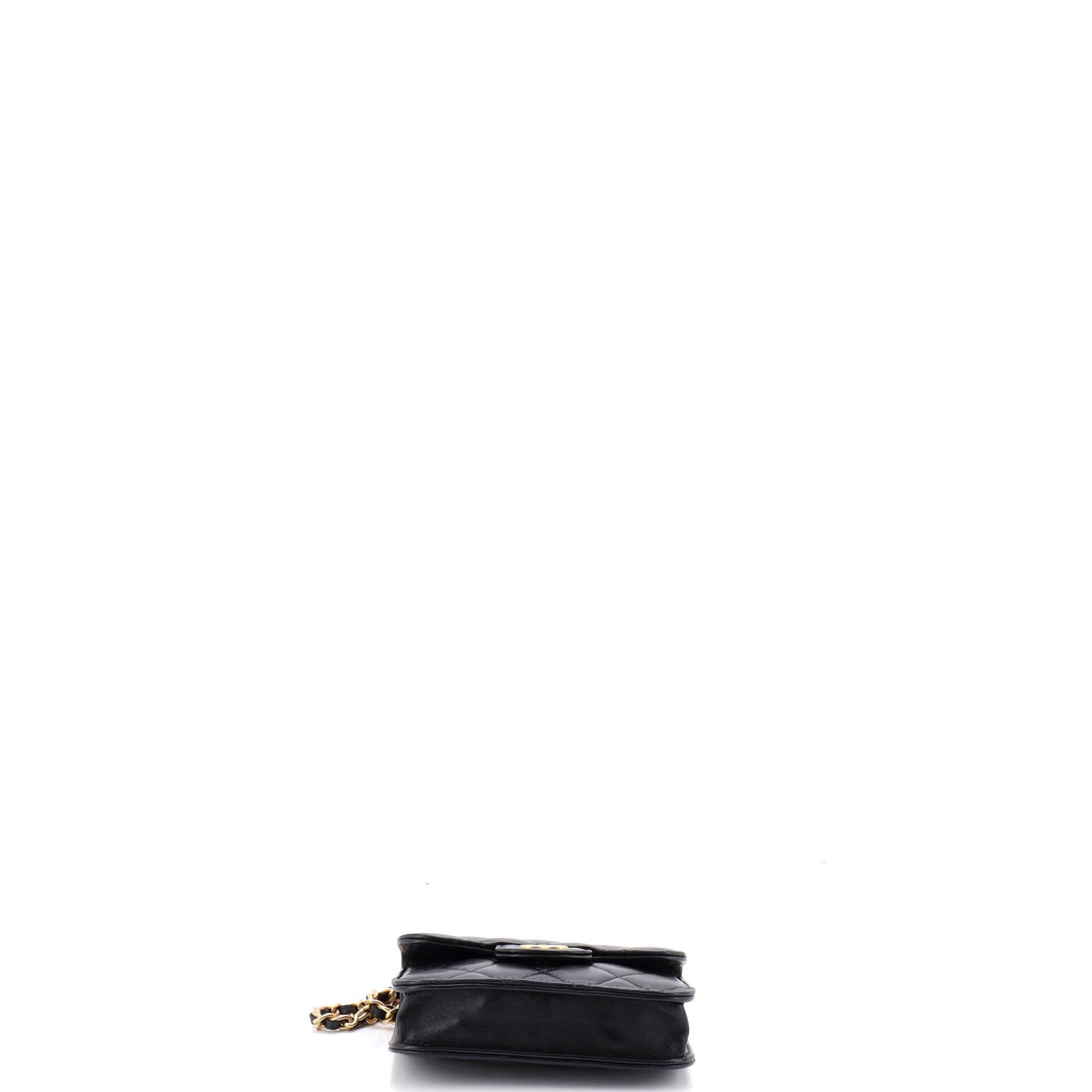 Chanel Top Handle Flap Coin Purse with Chain Size ONE SIZE - 4 Thumbnail