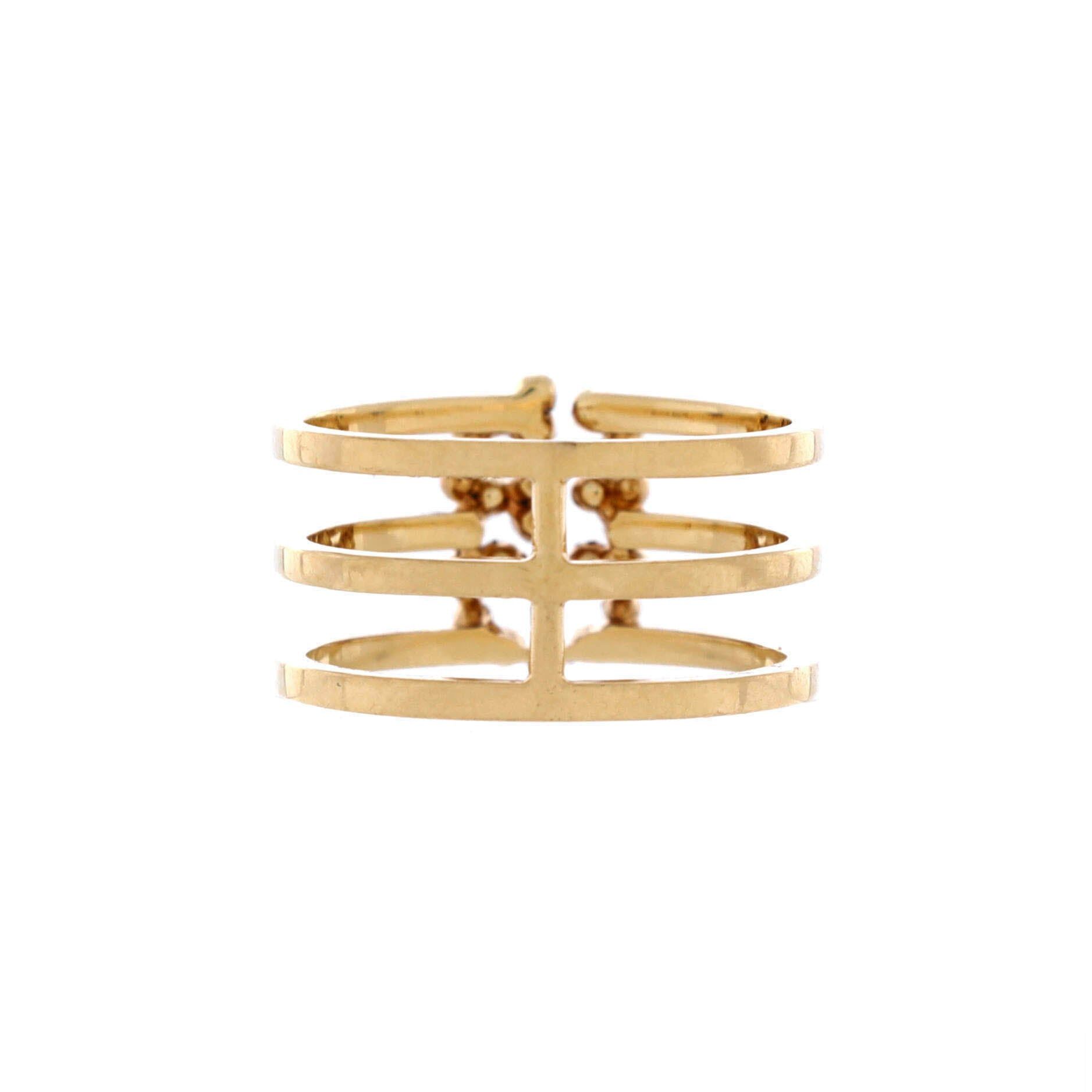 Gucci GG Running 3 Band Ring Size ONE SIZE - 2 Thumbnail