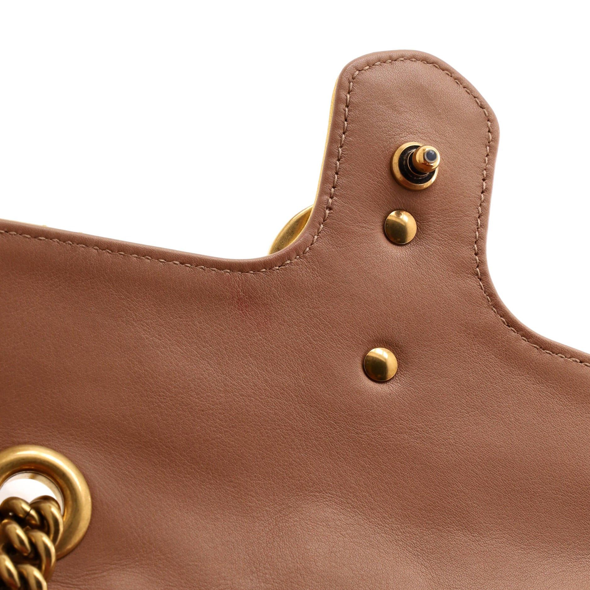 Gucci Pearly GG Marmont Flap Bag Size ONE SIZE - 6 Thumbnail