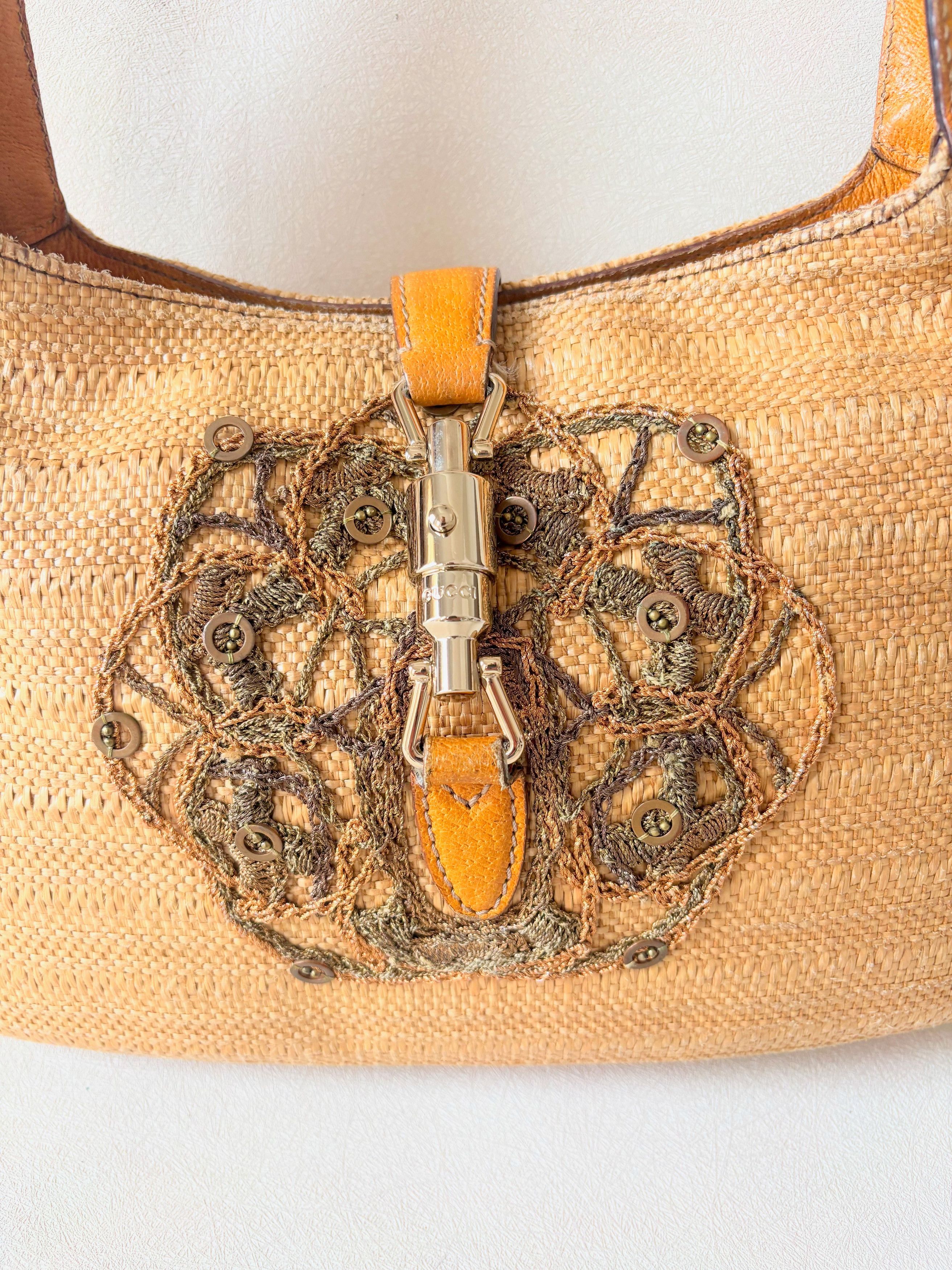 Gucci Sac Jackie Raphia Size ONE SIZE - 2 Thumbnail