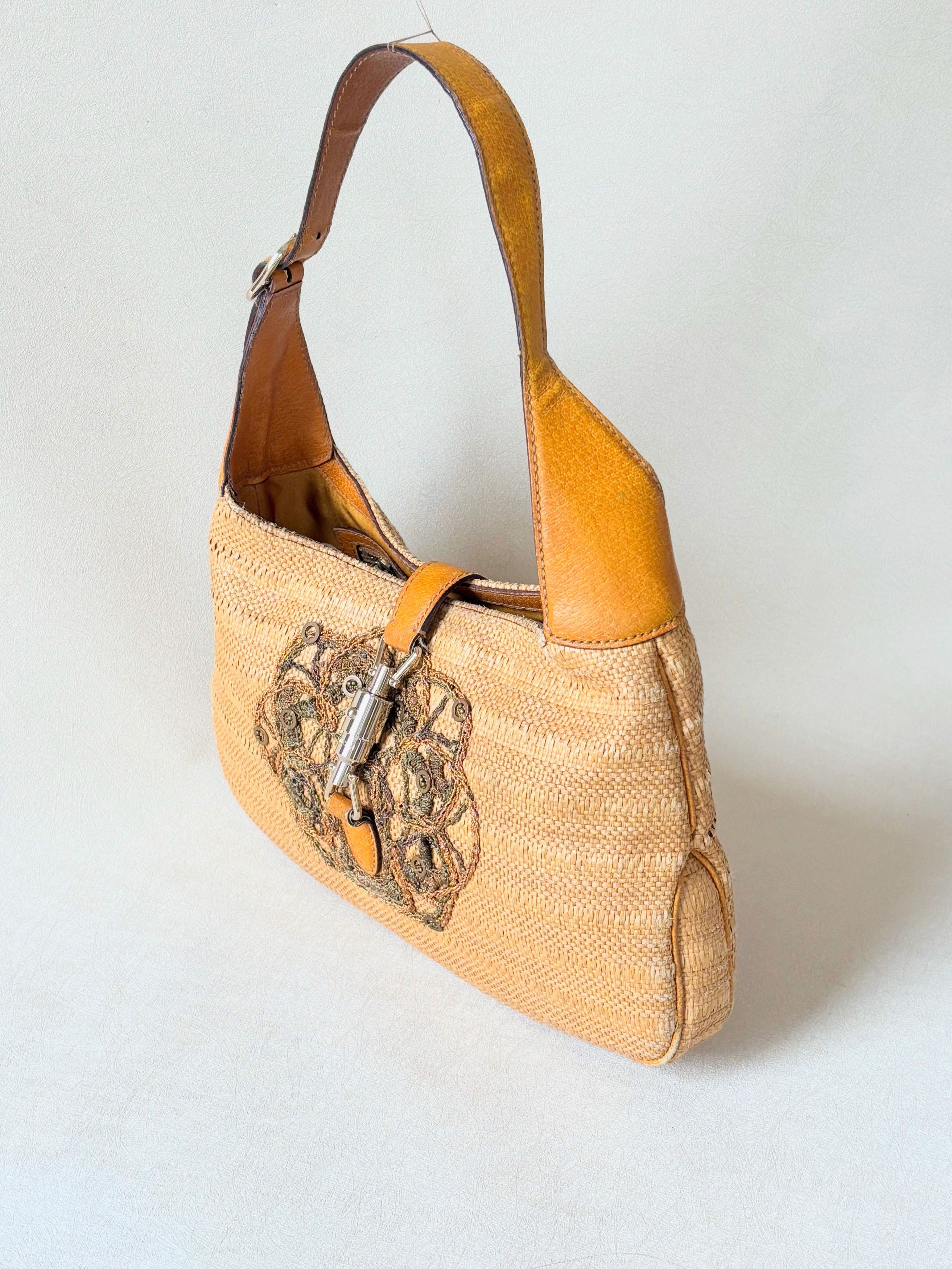 Gucci Sac Jackie Raphia Size ONE SIZE - 5 Thumbnail