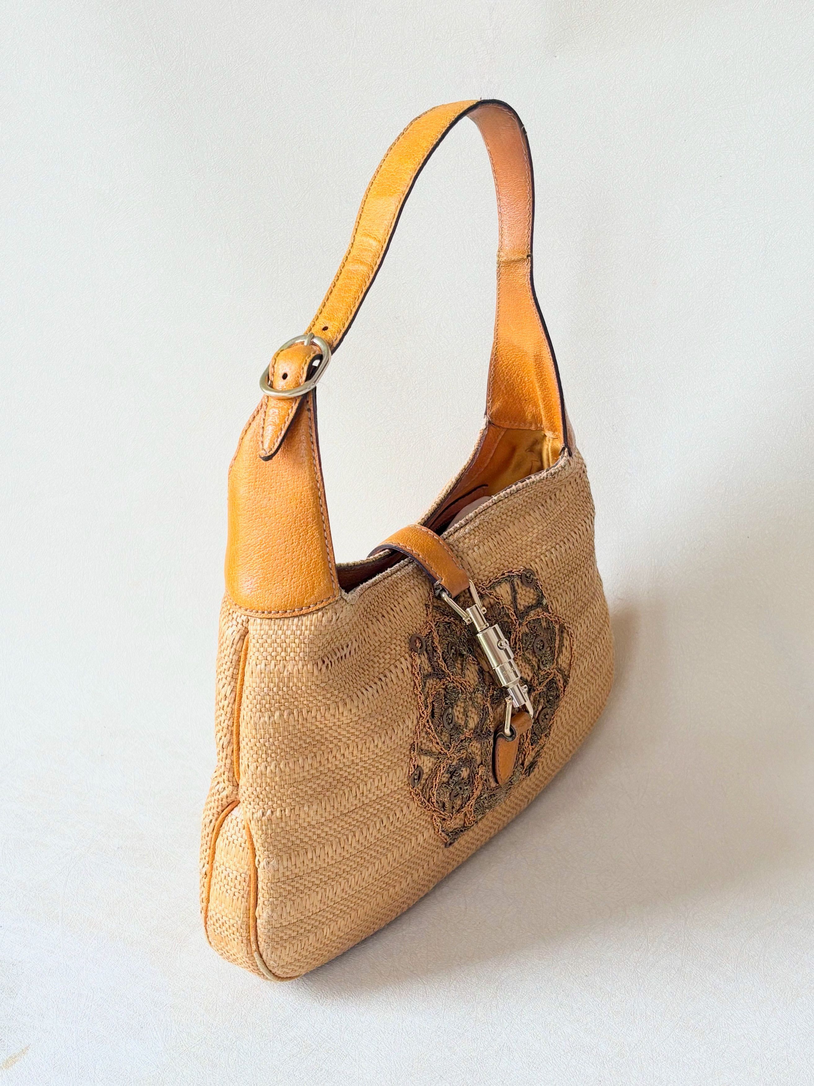 Gucci Sac Jackie Raphia Size ONE SIZE - 4 Thumbnail