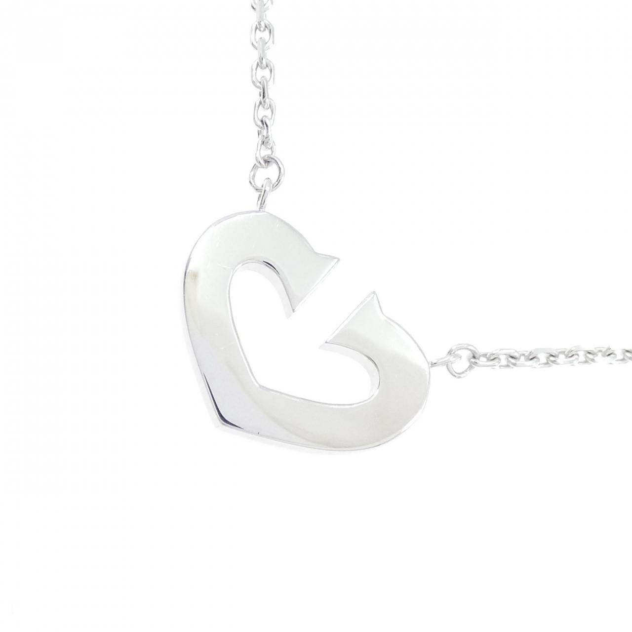 Cartier Cartier Cartier C Heart 750 White Gold Necklace Precious Metal Necklace CRB7008100 DUTY FREE for USA Size ONE SIZE - 3 Thumbnail